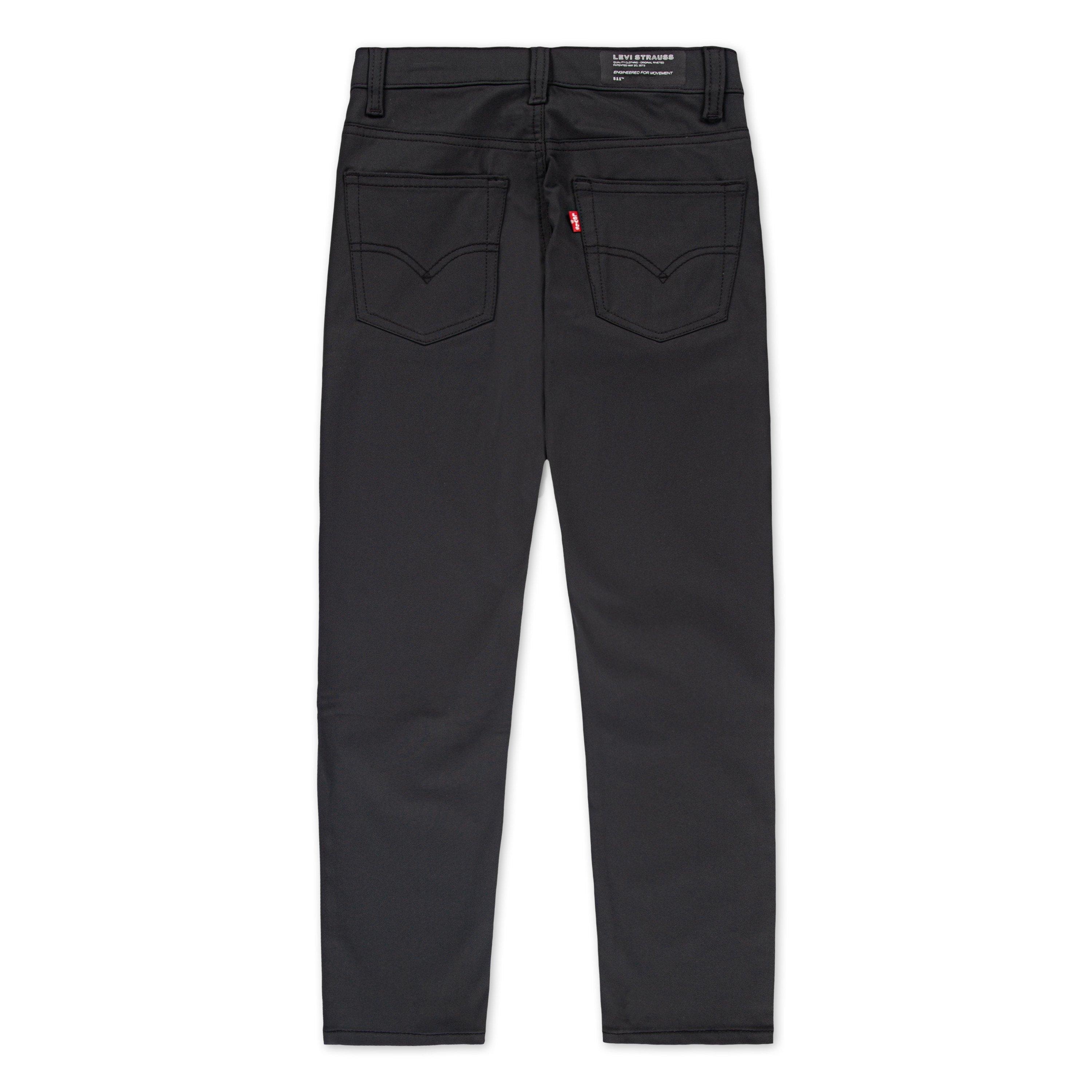 Levi's 511 Slim Big Boys' Black Tech Pants