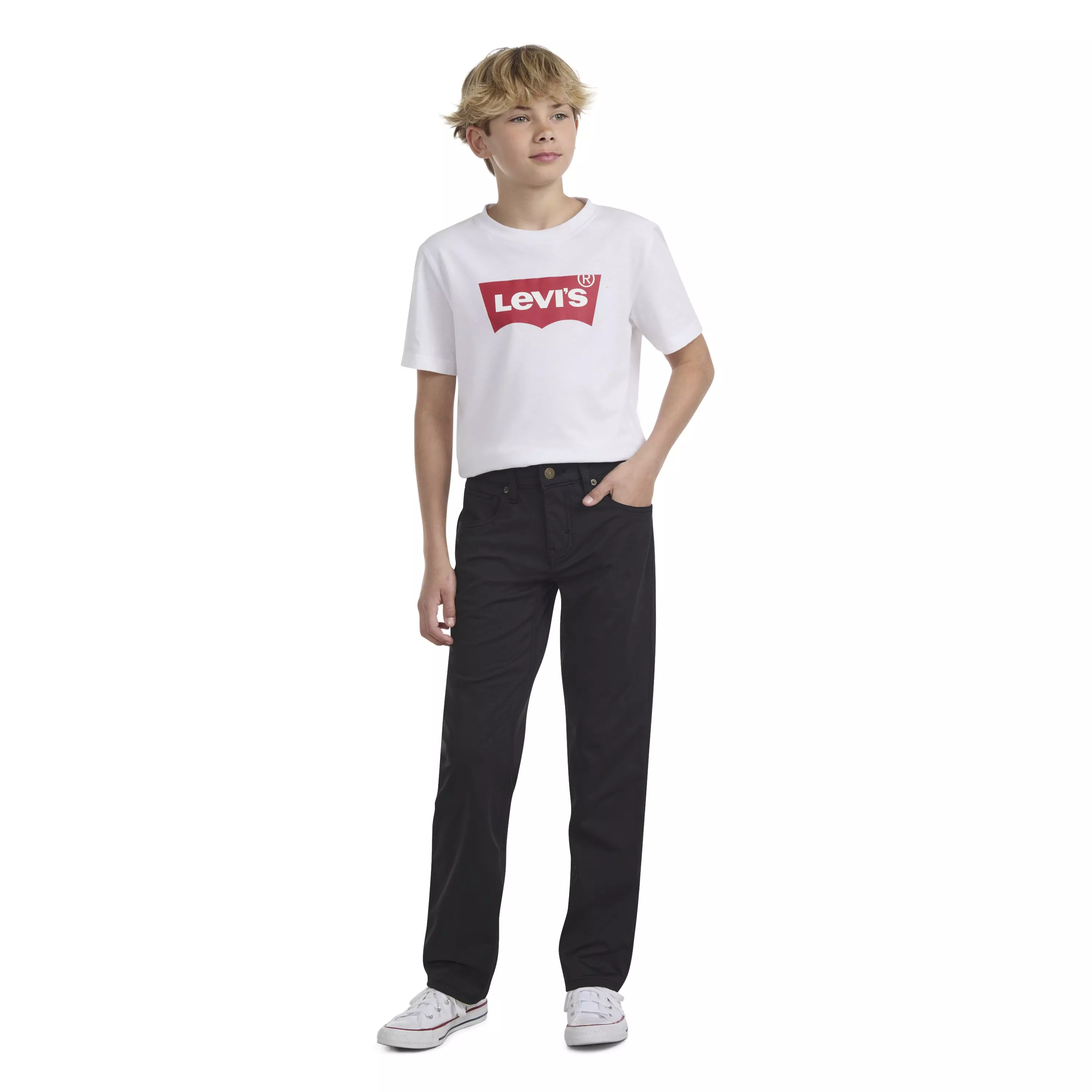 Levi's Big Boys' 511 Slim Tech Pants - Black - BLACK