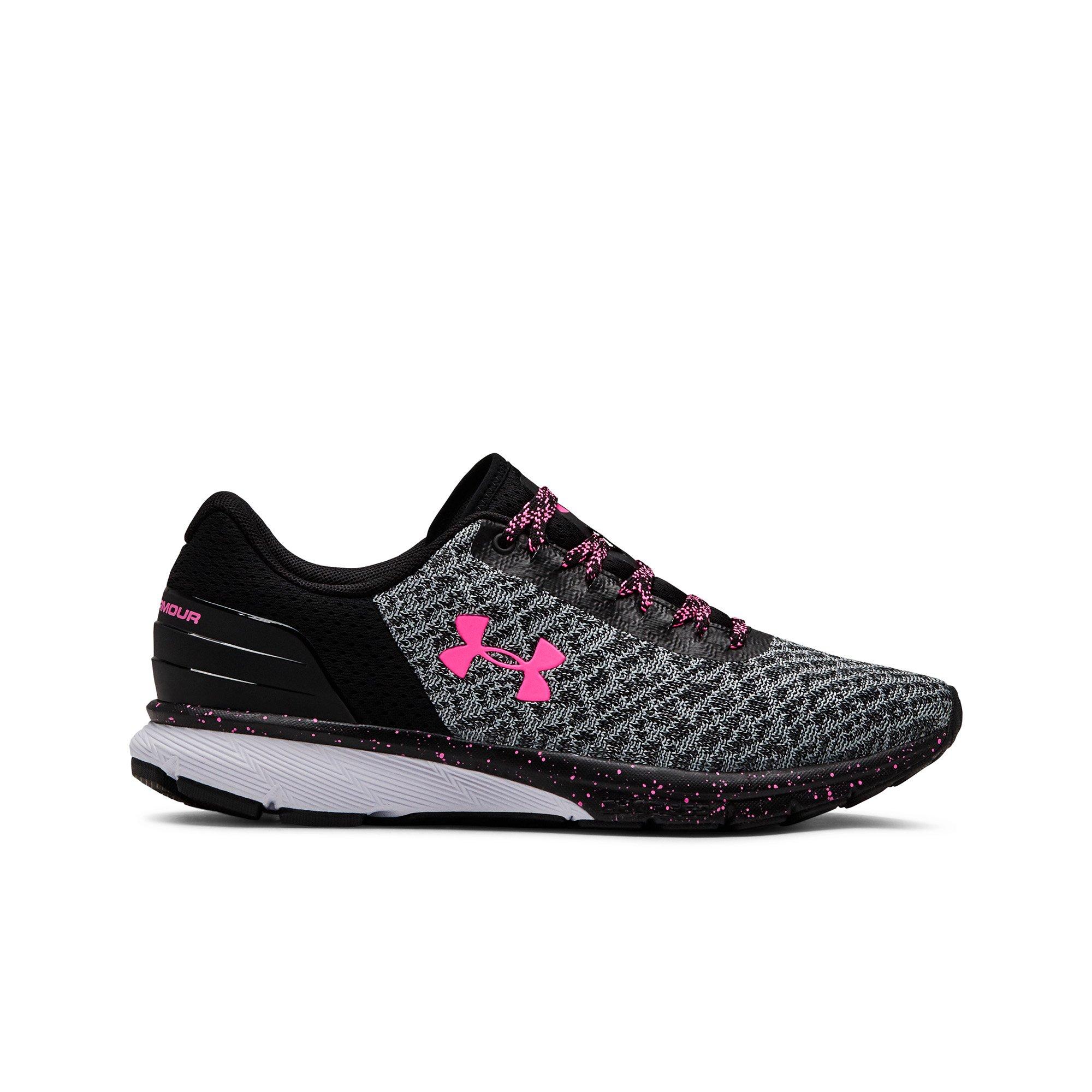 under armour grey and pink shoes