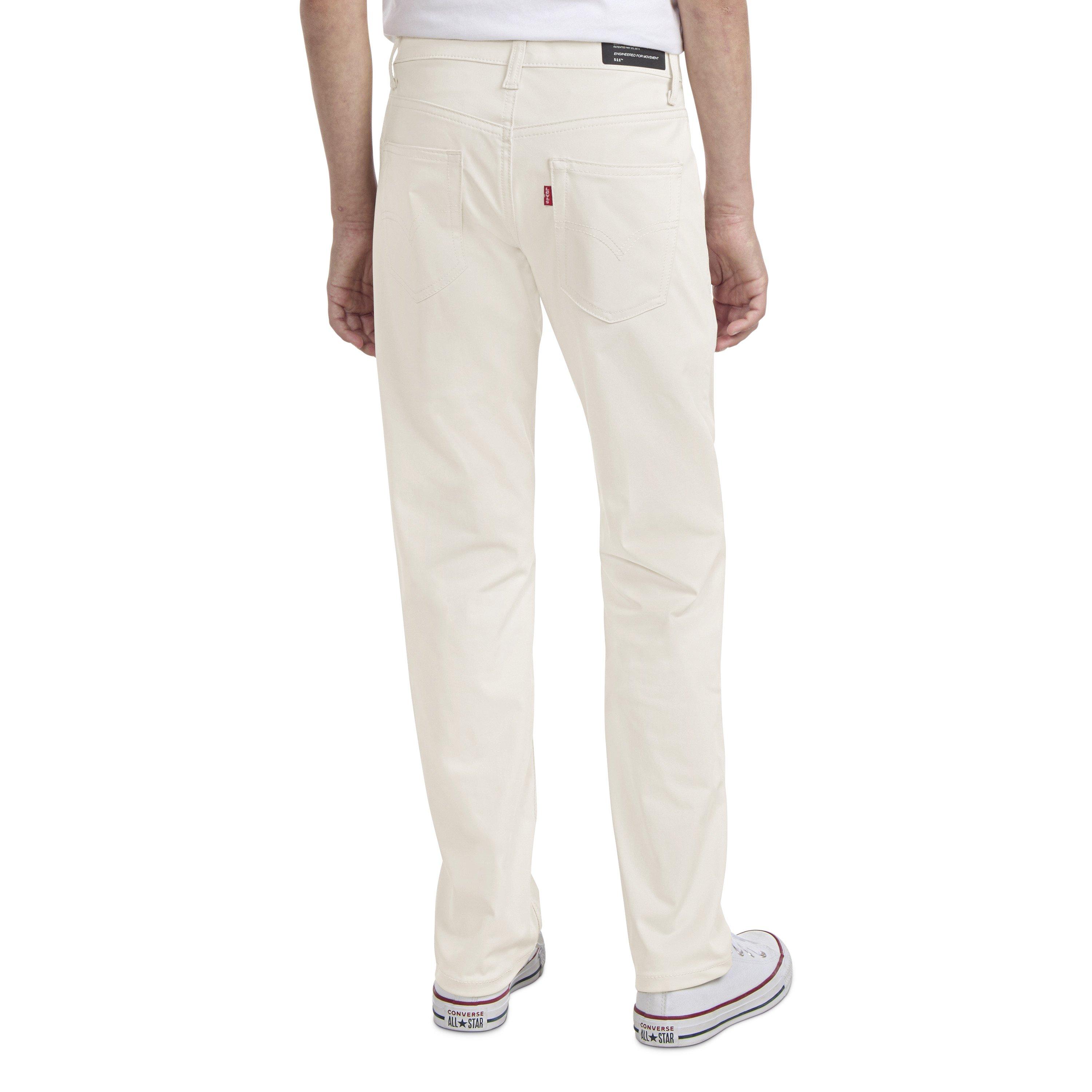 Levi's 511 Slim Big Boys' Cream Tech Pants