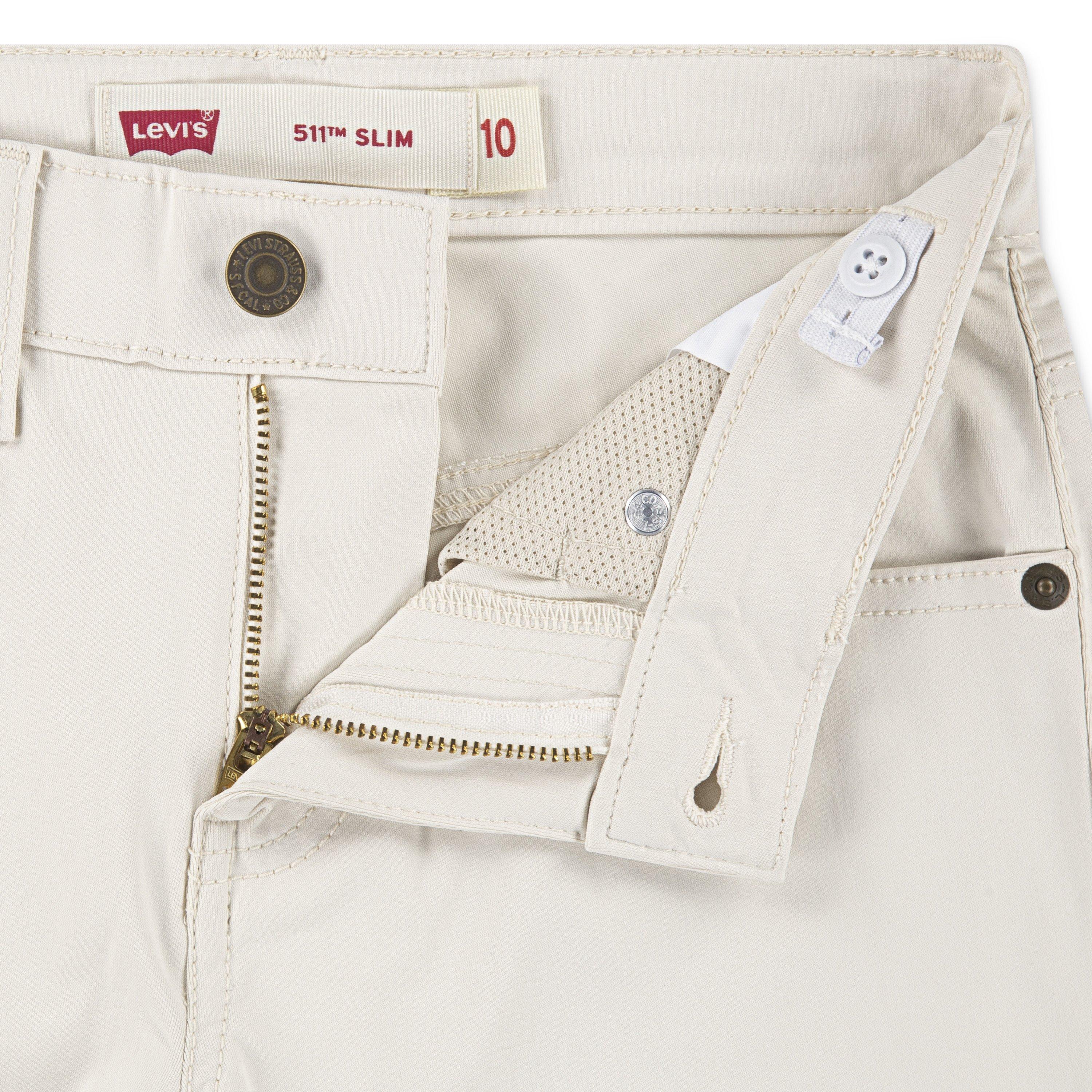 Levi's 511 Slim Big Boys' Tech Pants - Cream - CREAM Thumbnail View 5