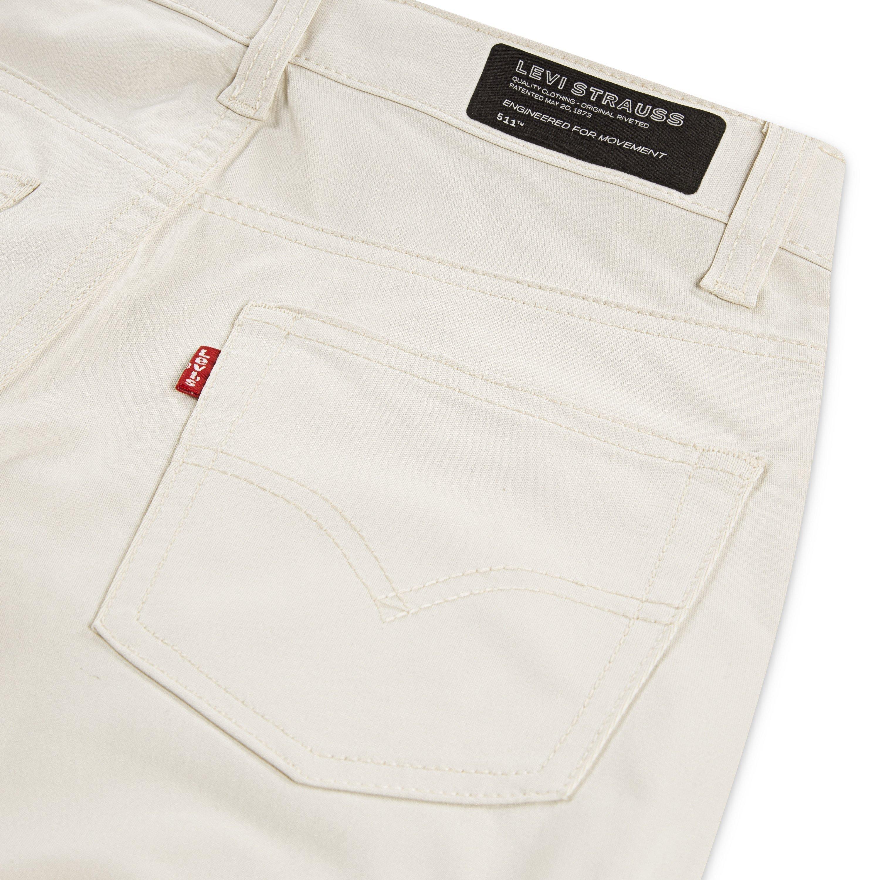 Levi's 511 Slim Big Boys' Cream Tech Pants