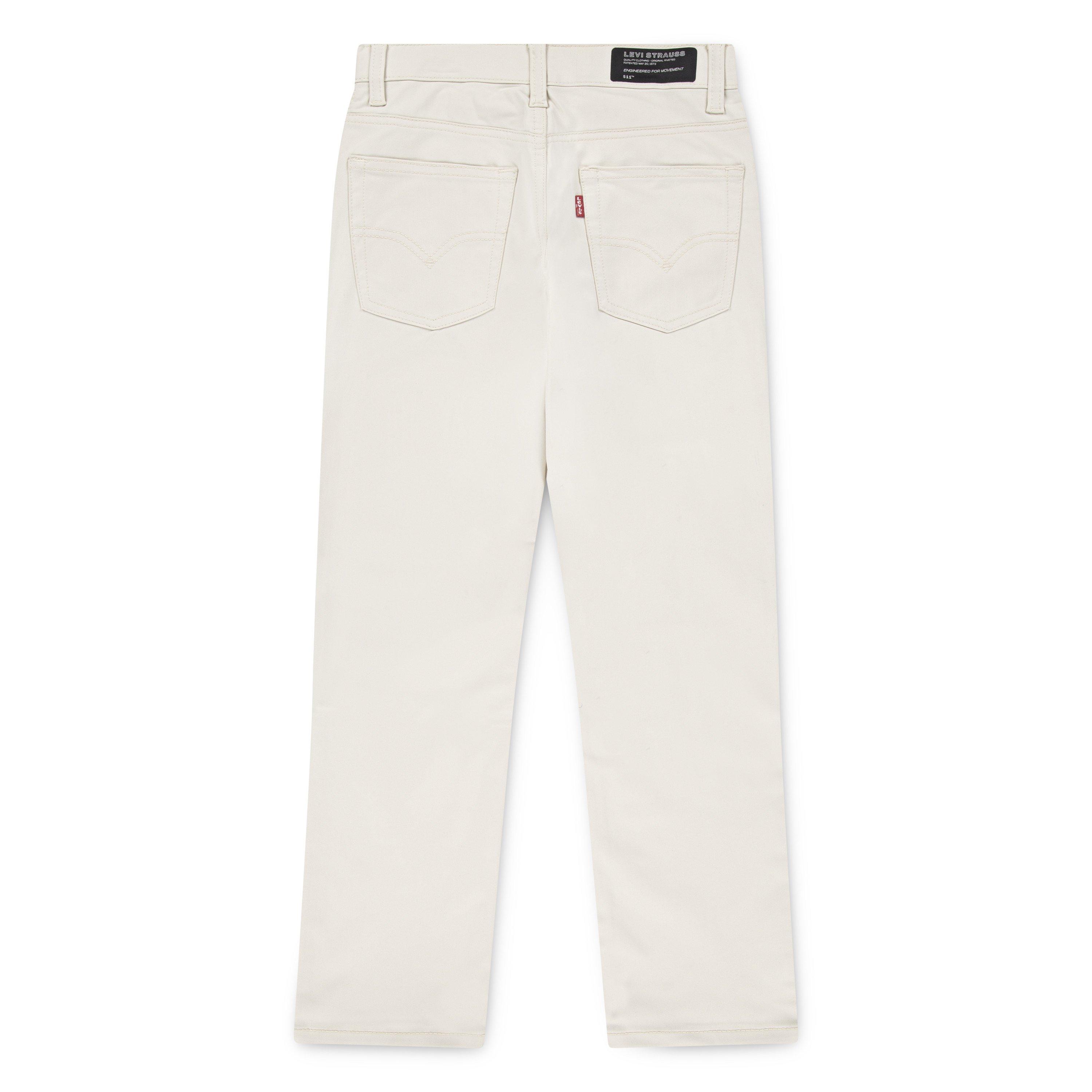 Levi's 511 Slim Big Boys' Tech Pants - Cream - CREAM Thumbnail View 8