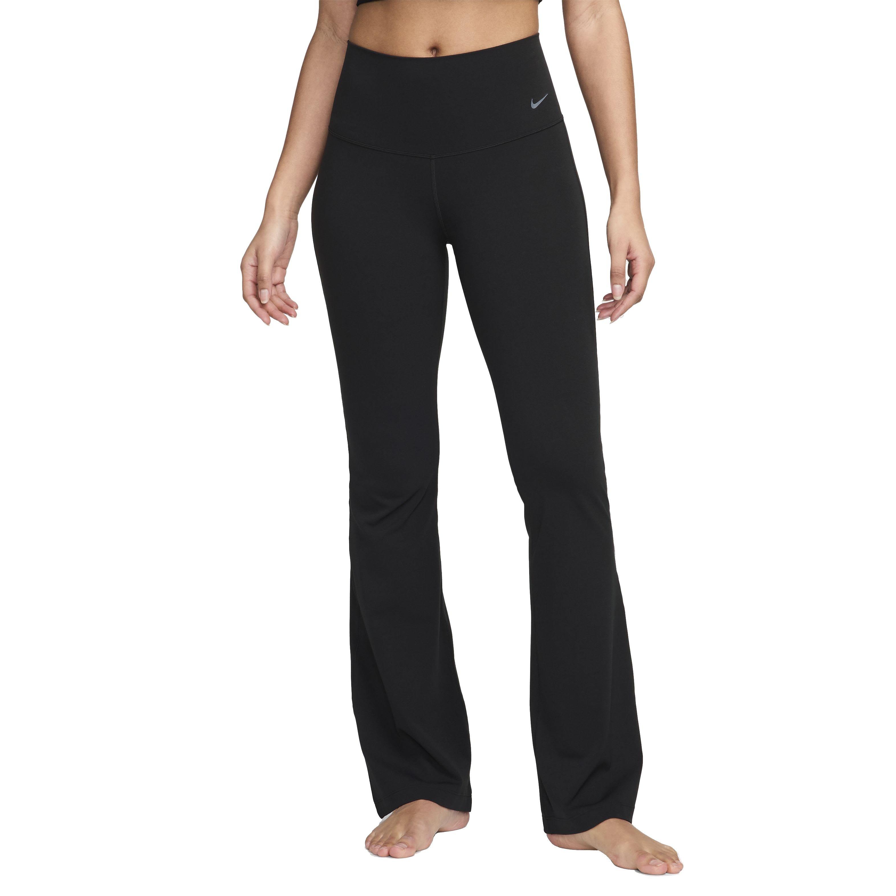 Nike Women's Zenvy High-Waisted Flared Leggings - Black - BLACK Thumbnail View 1