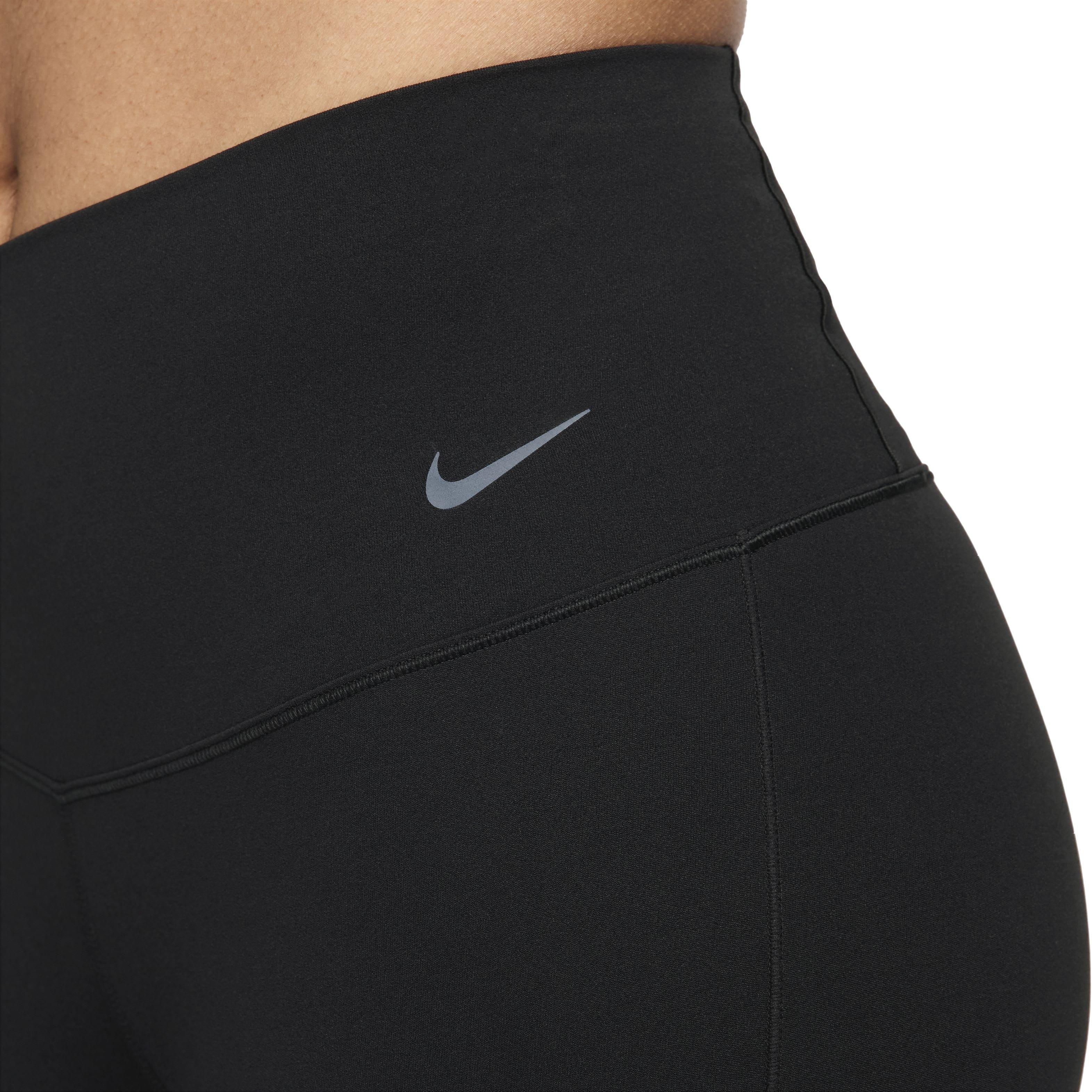 Nike Women's Zenvy High-Waisted Flared Leggings - Black - BLACK Thumbnail View 3