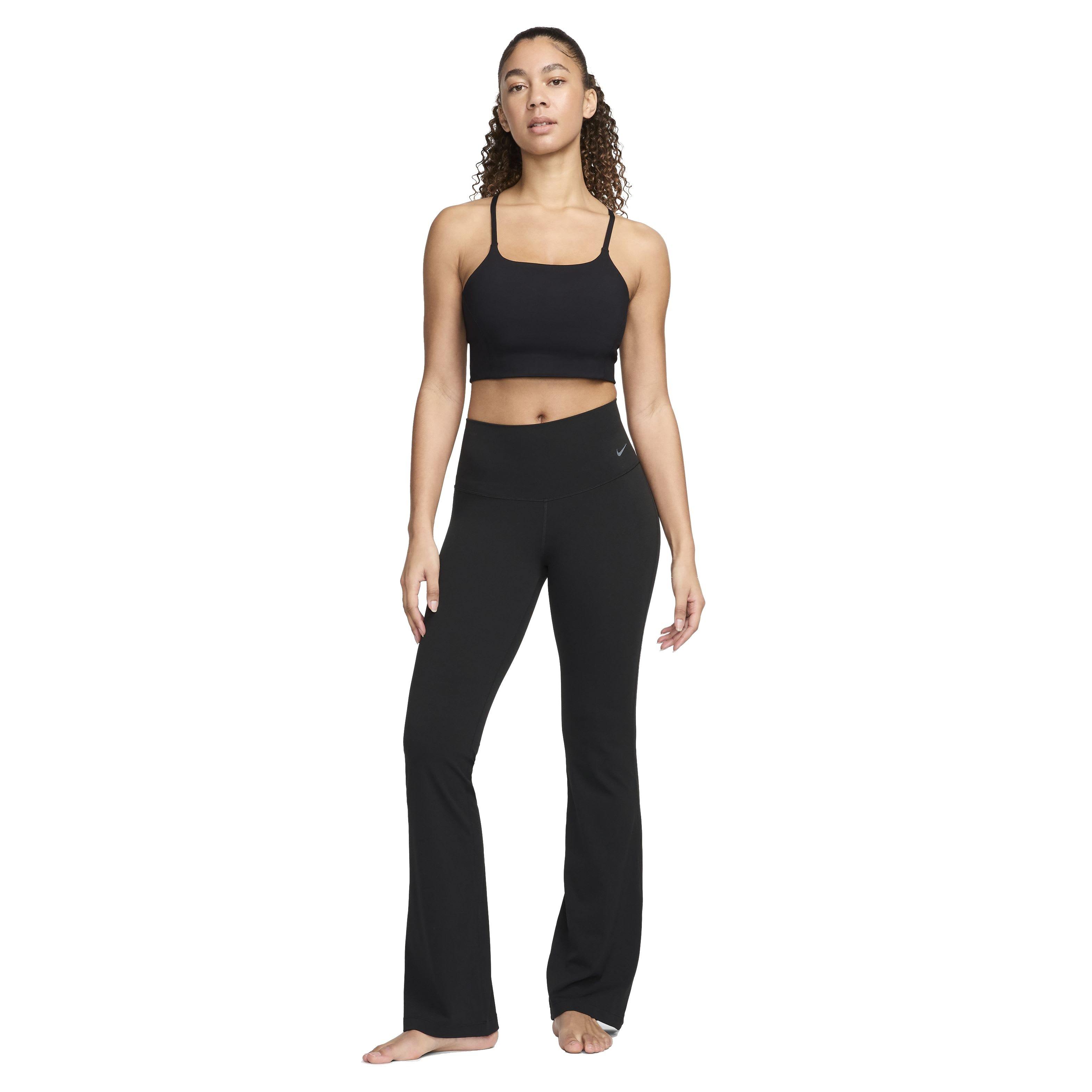 Nike Women's Zenvy High-Waisted Flared Leggings - Black - BLACK Thumbnail View 5