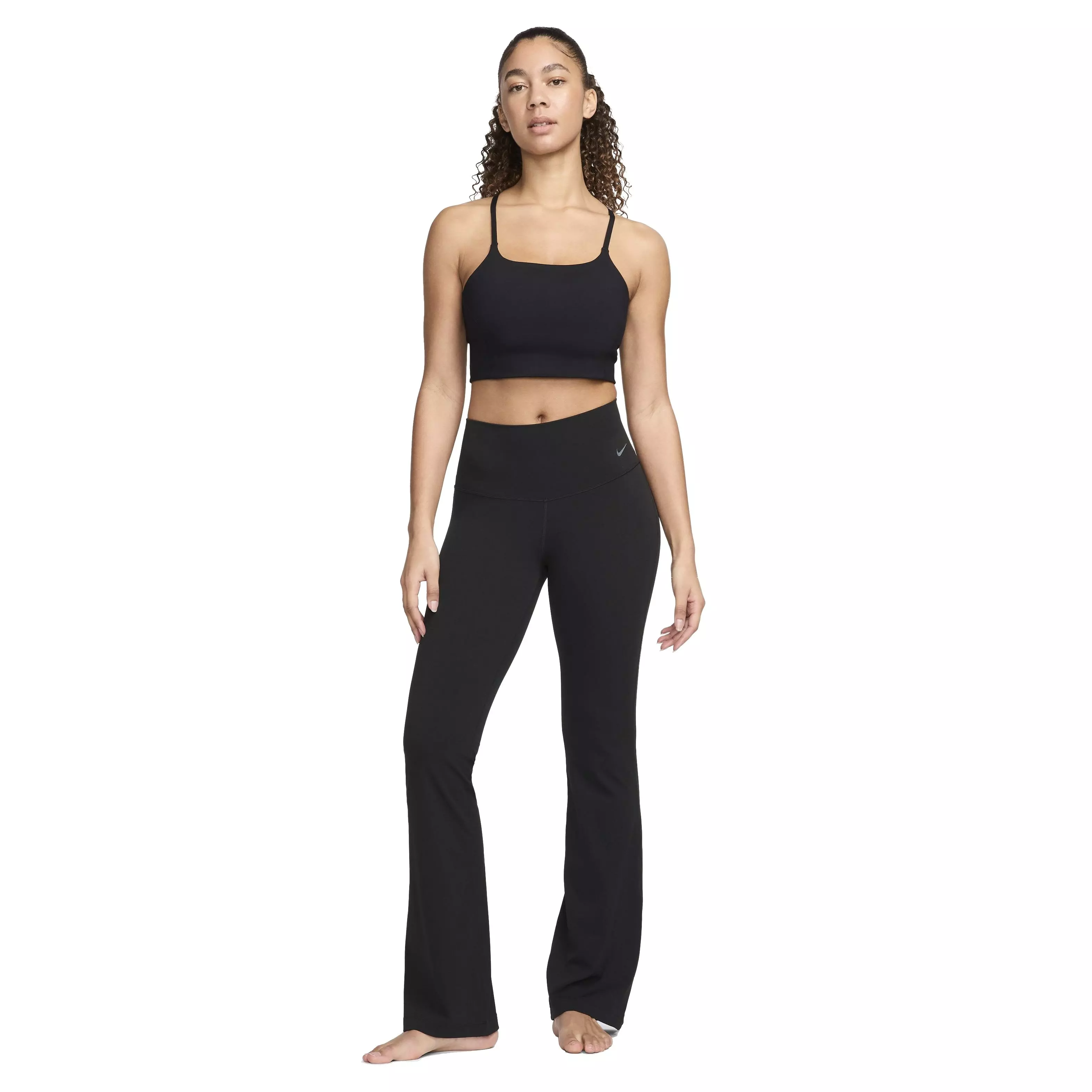 Nike Women's Zenvy High-Waisted Flared Leggings - Black - BLACK