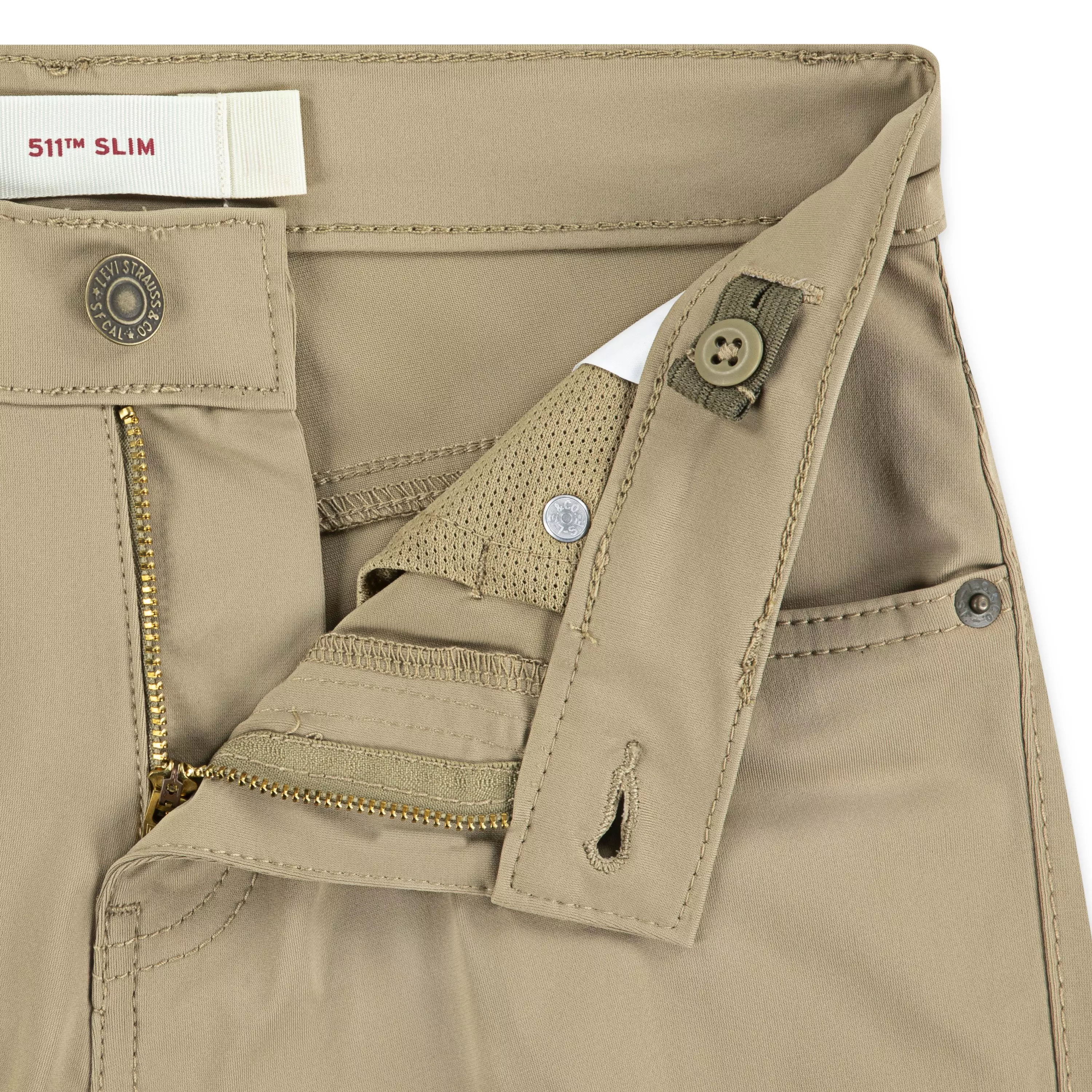 Levi's 511 Slim Big Boys' Gold Tech Pants - GOLD
