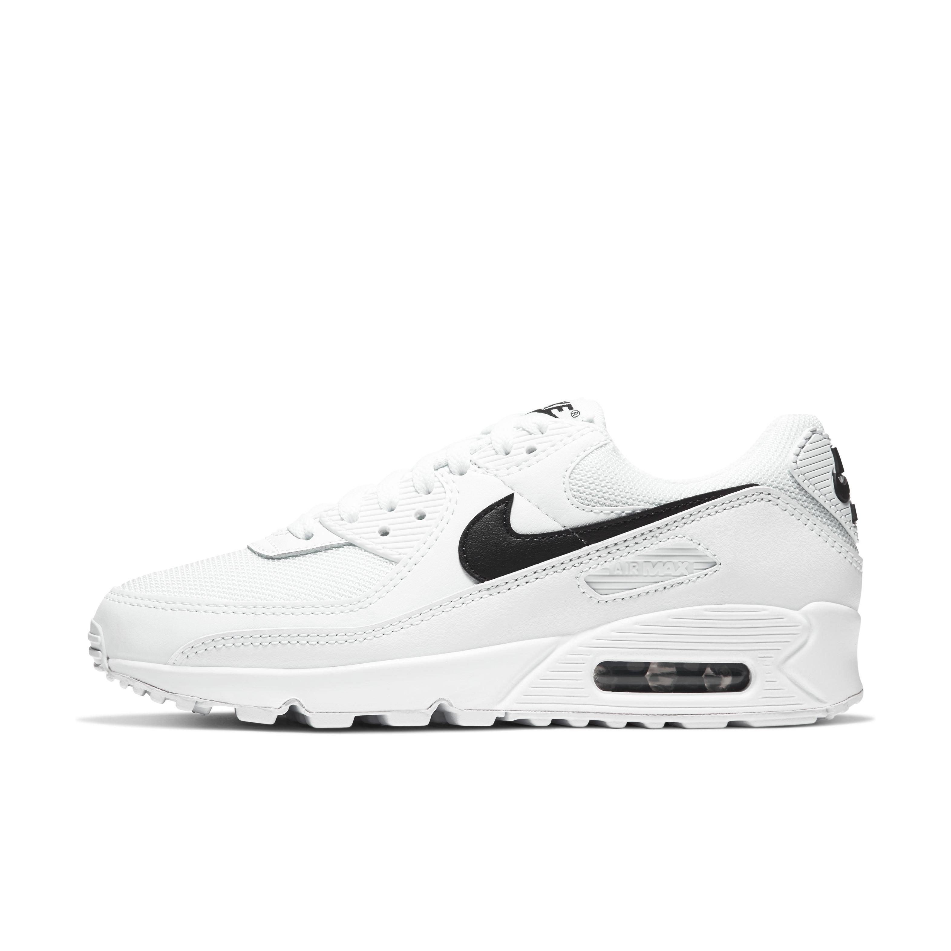 autoridad préstamo boxeo Nike Air Max 90 "White/Black" Women's Shoe