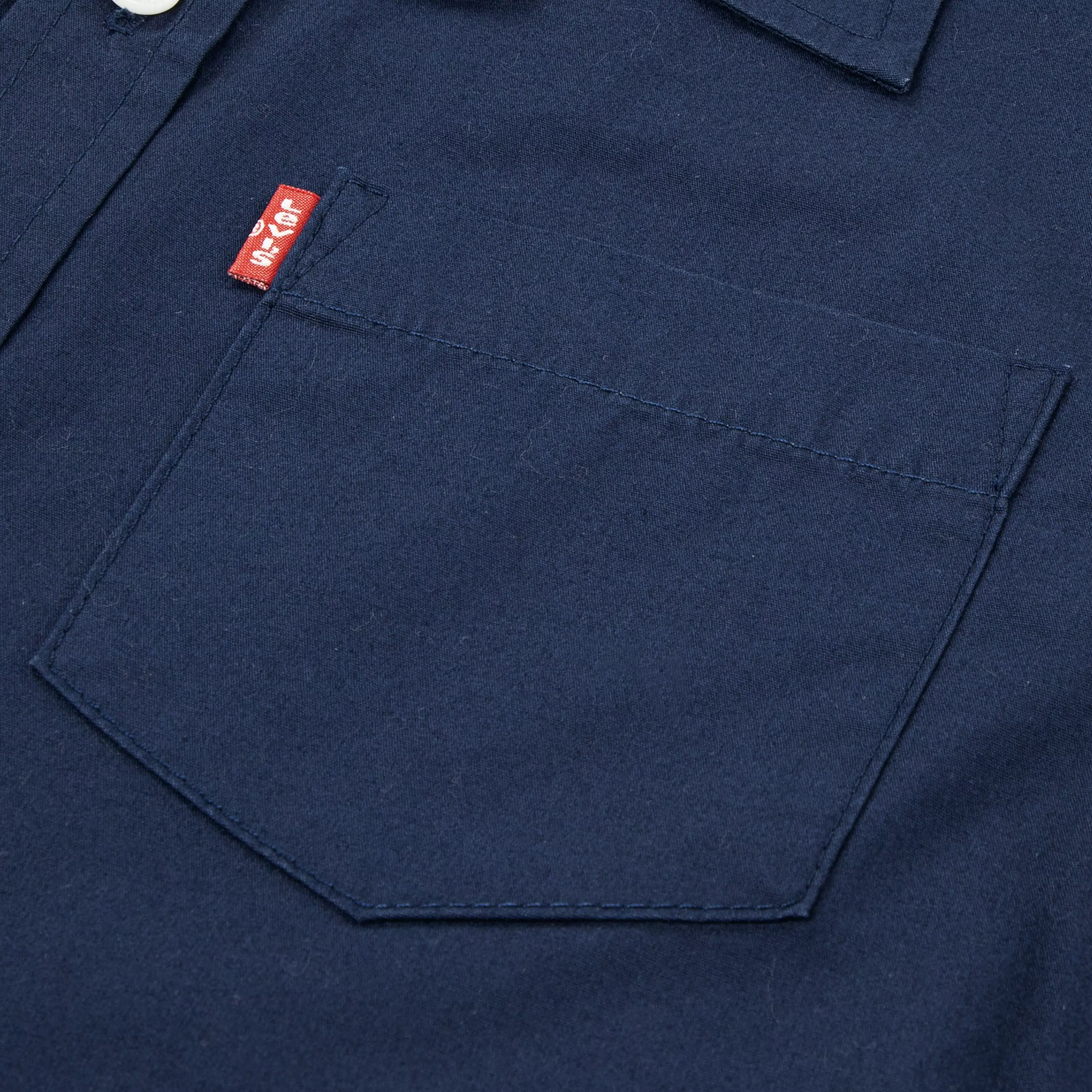 Levi's Toddler Boys' Short Sleeve Pocket Woven Shirt - Blue - BLUE