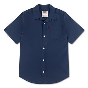 Levi's Toddler Boys' Short Sleeve Pocket Woven Shirt - Blue