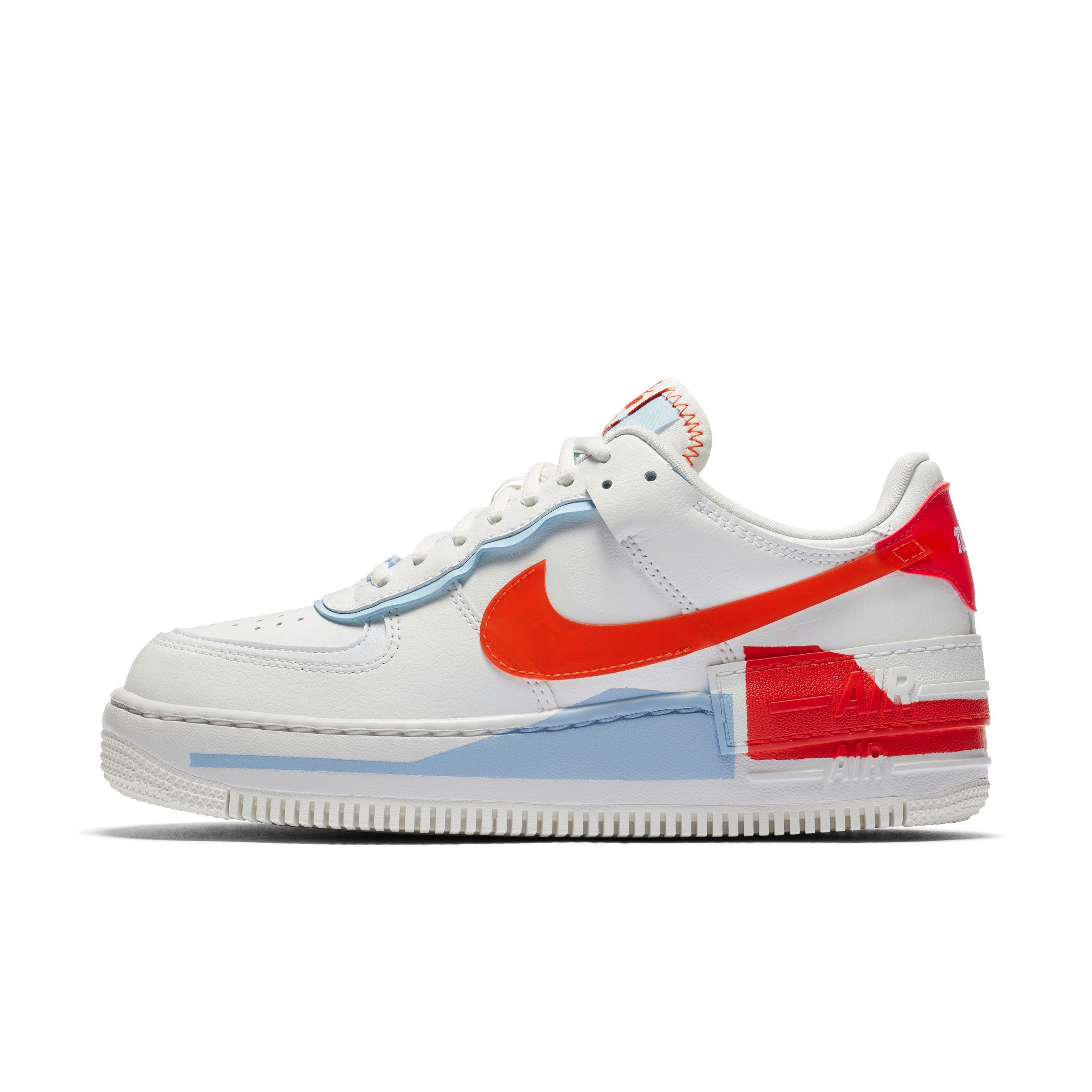 white and blue air force 1 womens