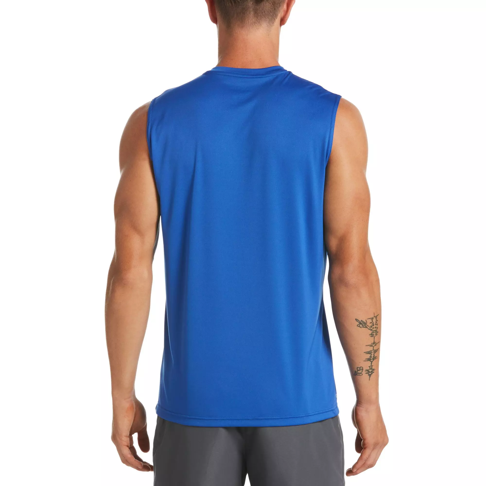 Nike Men's Swim Essential Hydroguard Sleeveless Shirt -Royal - ROYAL