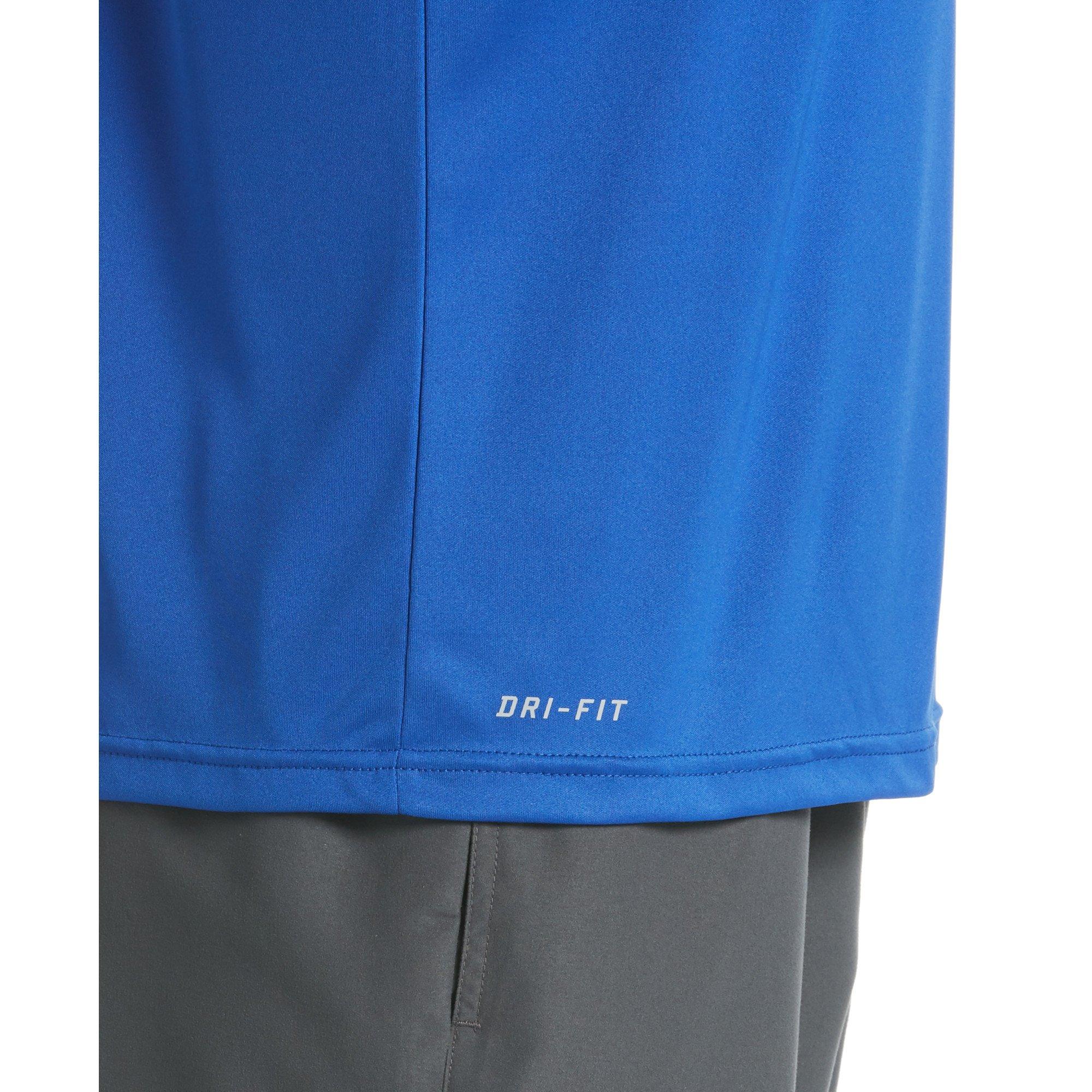 Nike Men's Swim Essential Hydroguard Sleeveless Shirt -Royal - ROYAL Thumbnail View 4