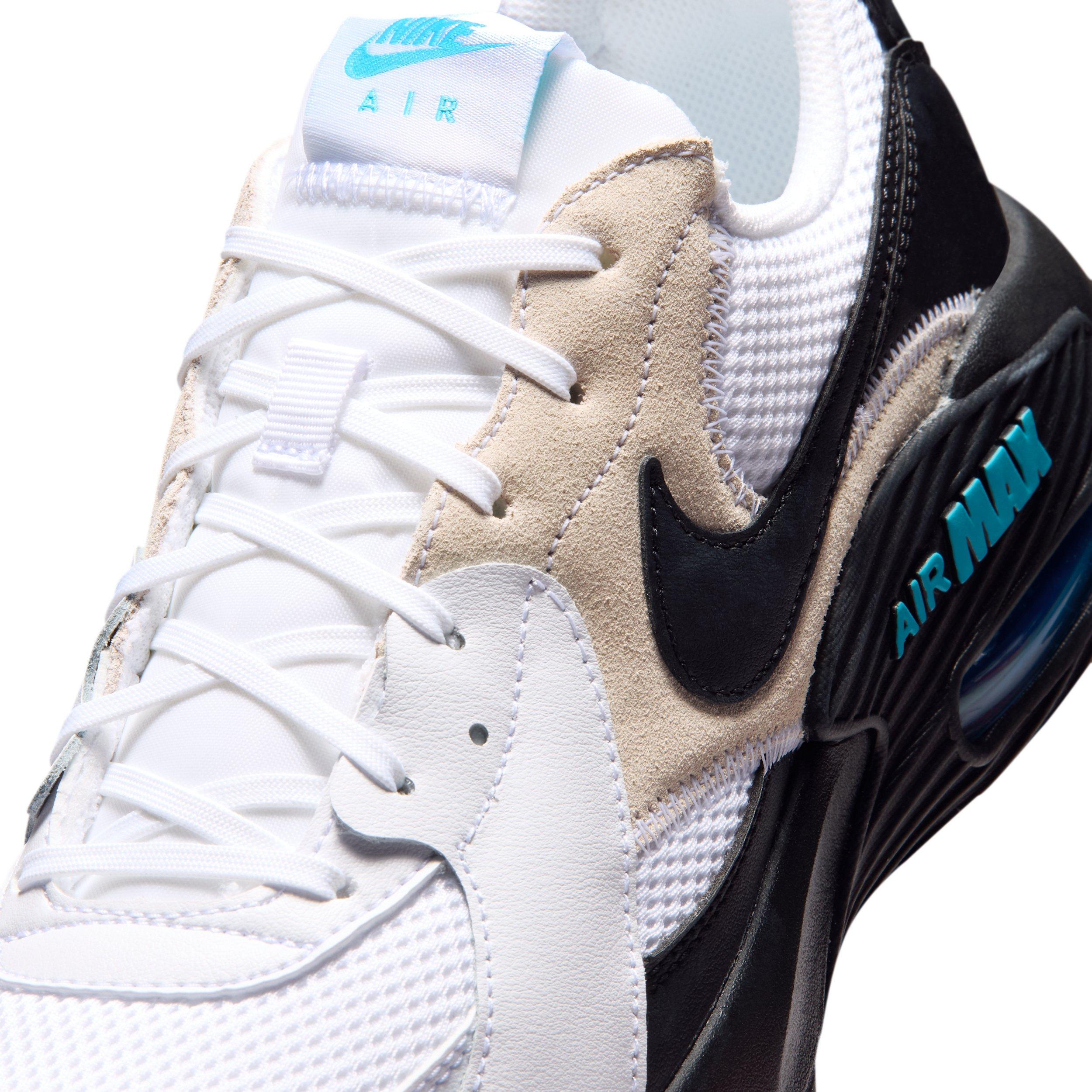 Nike Air Max Excee "White/Black/Light Current Blue/Gamma Blue" Men's Shoe - WHITE/BLACK/LT BLUE/BLUE Thumbnail View 7