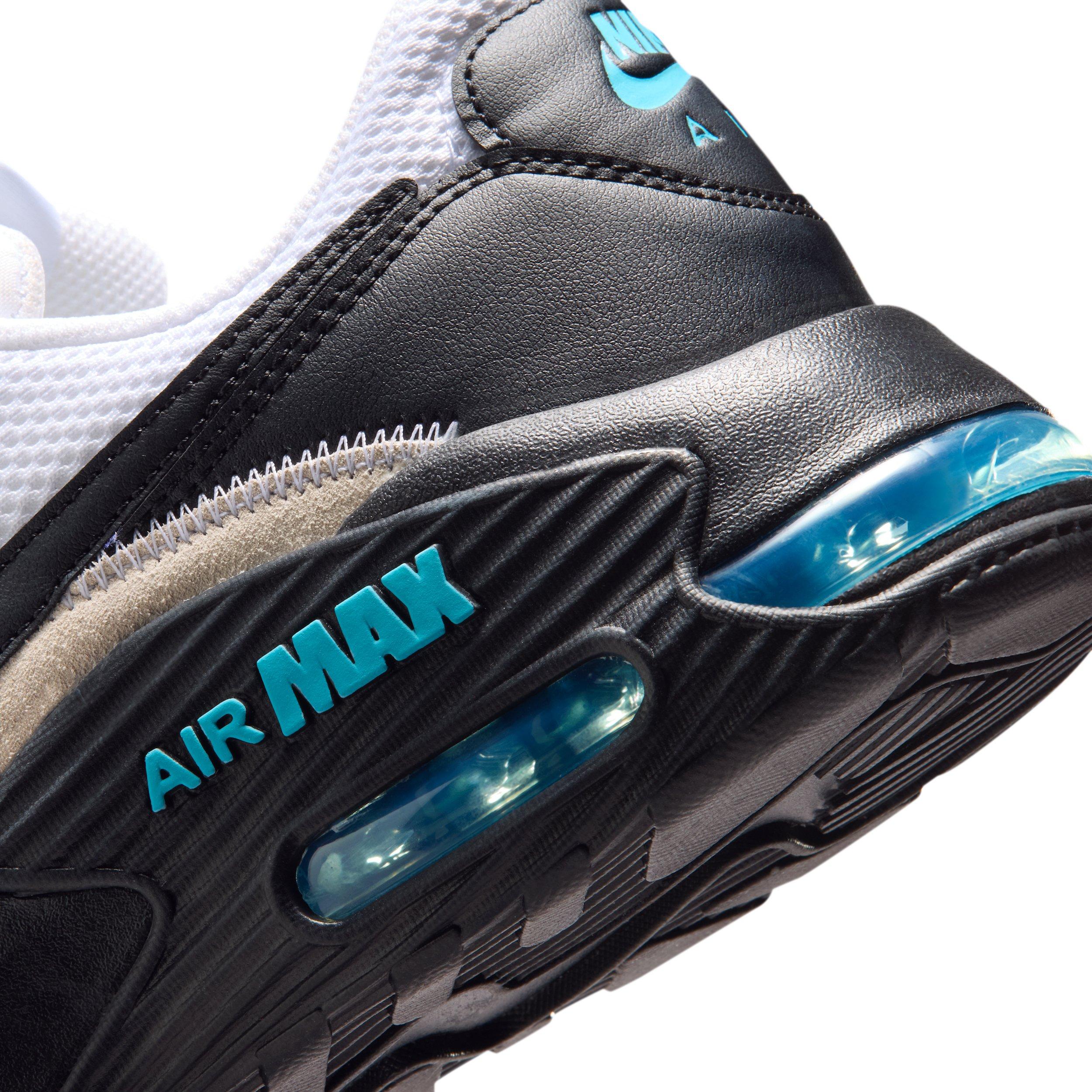Nike Air Max Excee "White/Black/Light Current Blue/Gamma Blue" Men's Shoe - WHITE/BLACK/LT BLUE/BLUE Thumbnail View 8