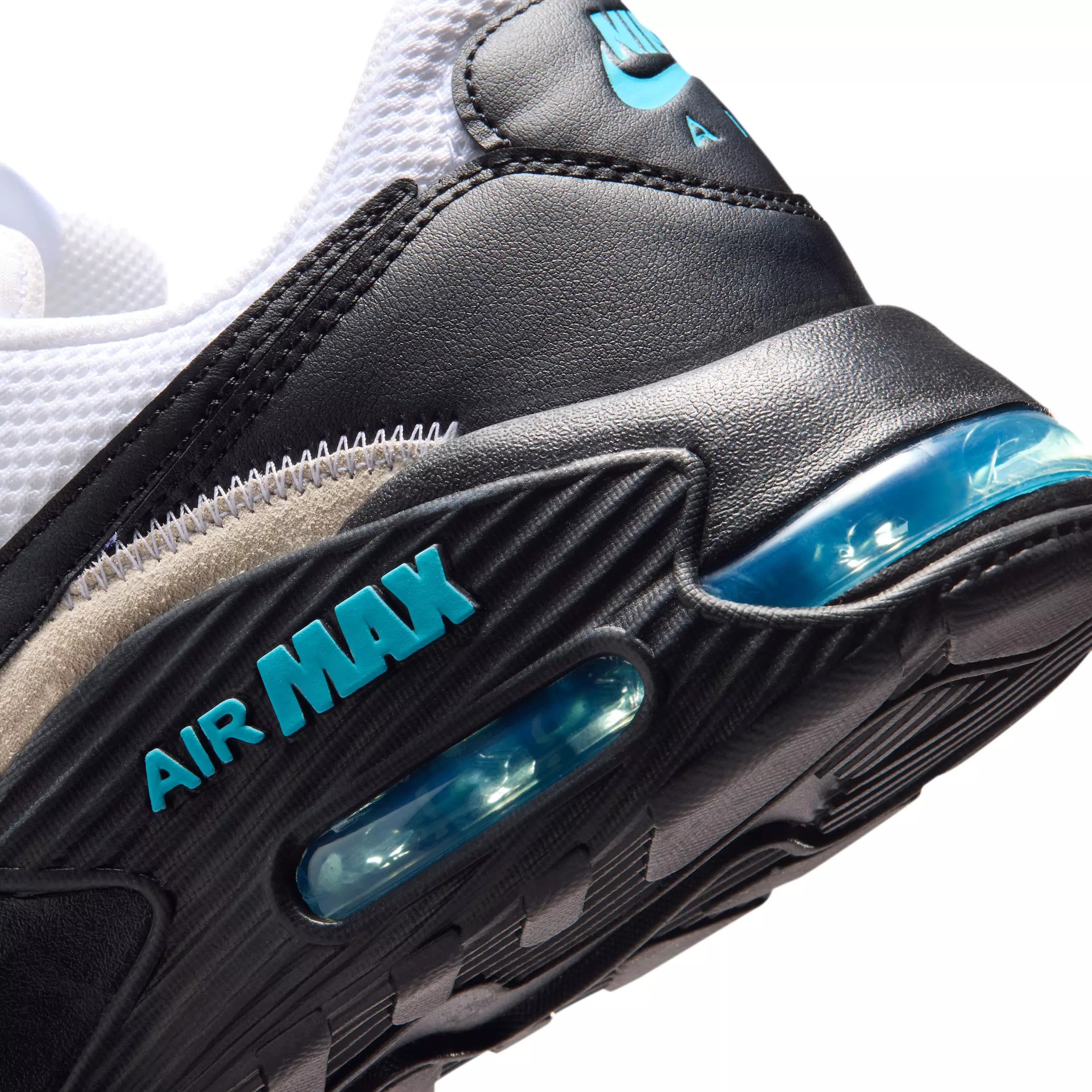 Nike Air Max Excee "White/Black/Light Current Blue/Gamma Blue" Men's Shoe - WHITE/BLACK/LT BLUE/BLUE