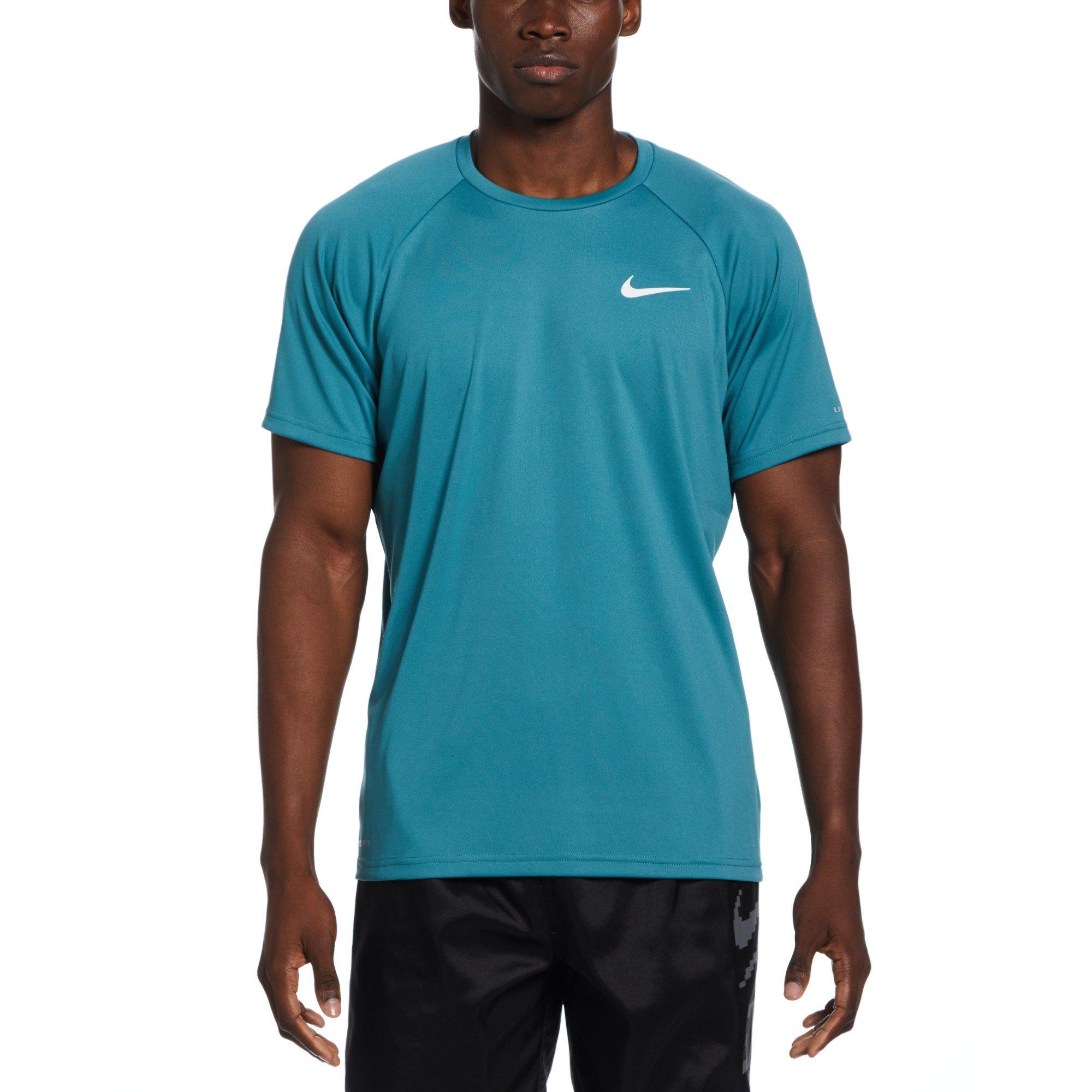 Nike Men's Swim Essential Short Sleeve Hydroguard Swim Shirt - Hibbett