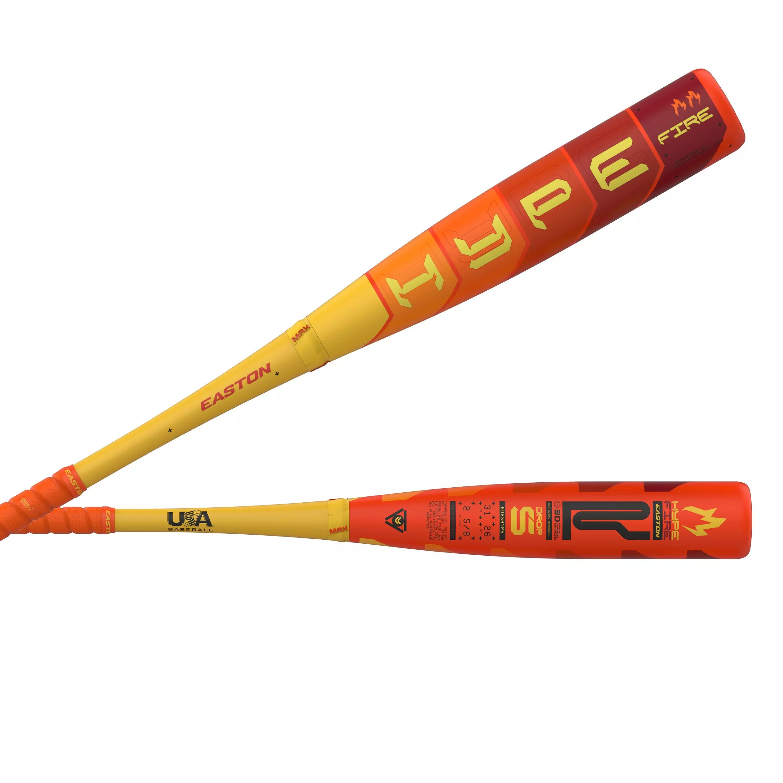 Easton Hype Fire USA Youth Baseball Bat (-5) 2025 - AS SHOWN