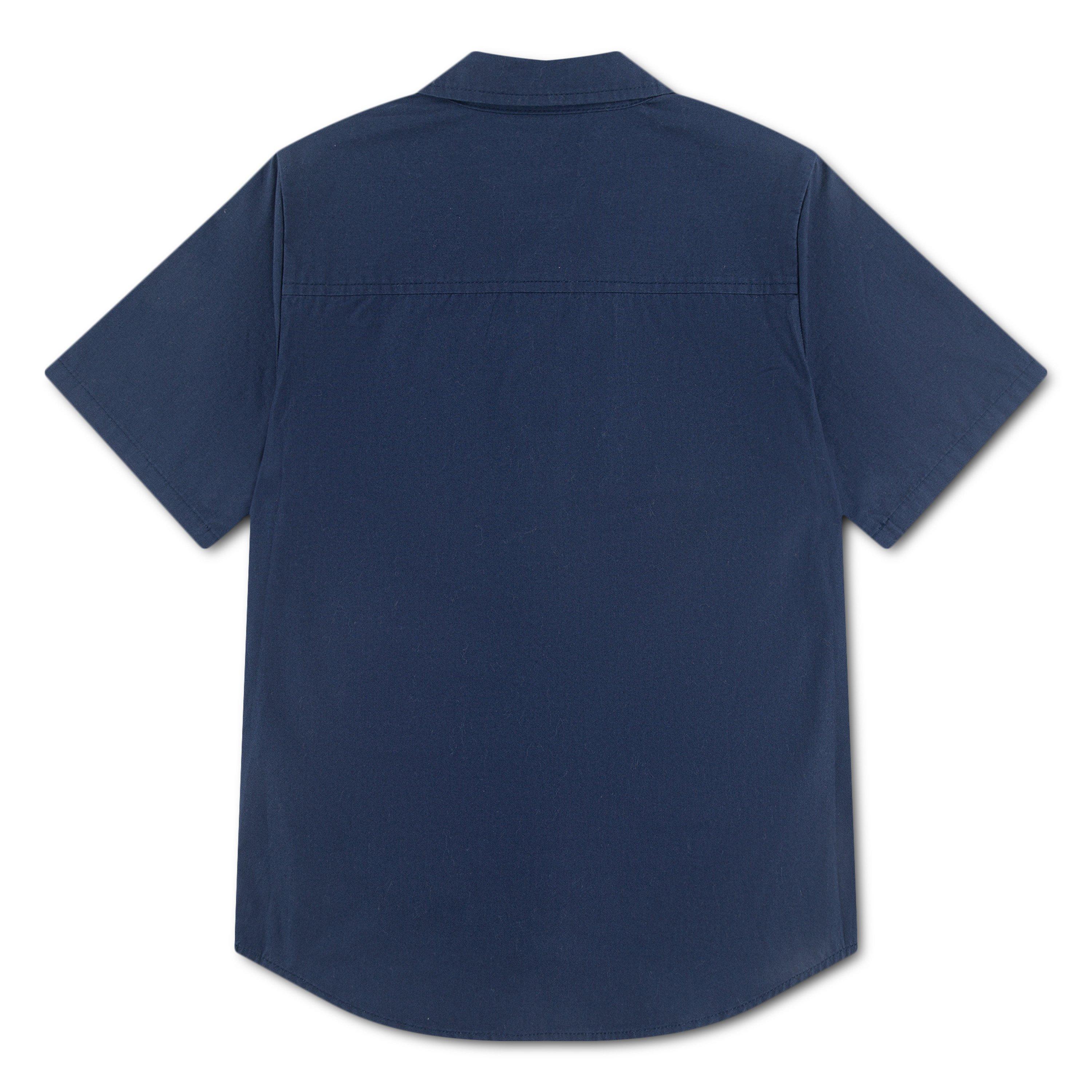 Levi's Big Boys' Short Sleeve Pocket Woven Shirt - Blue - BLUE Thumbnail View 2