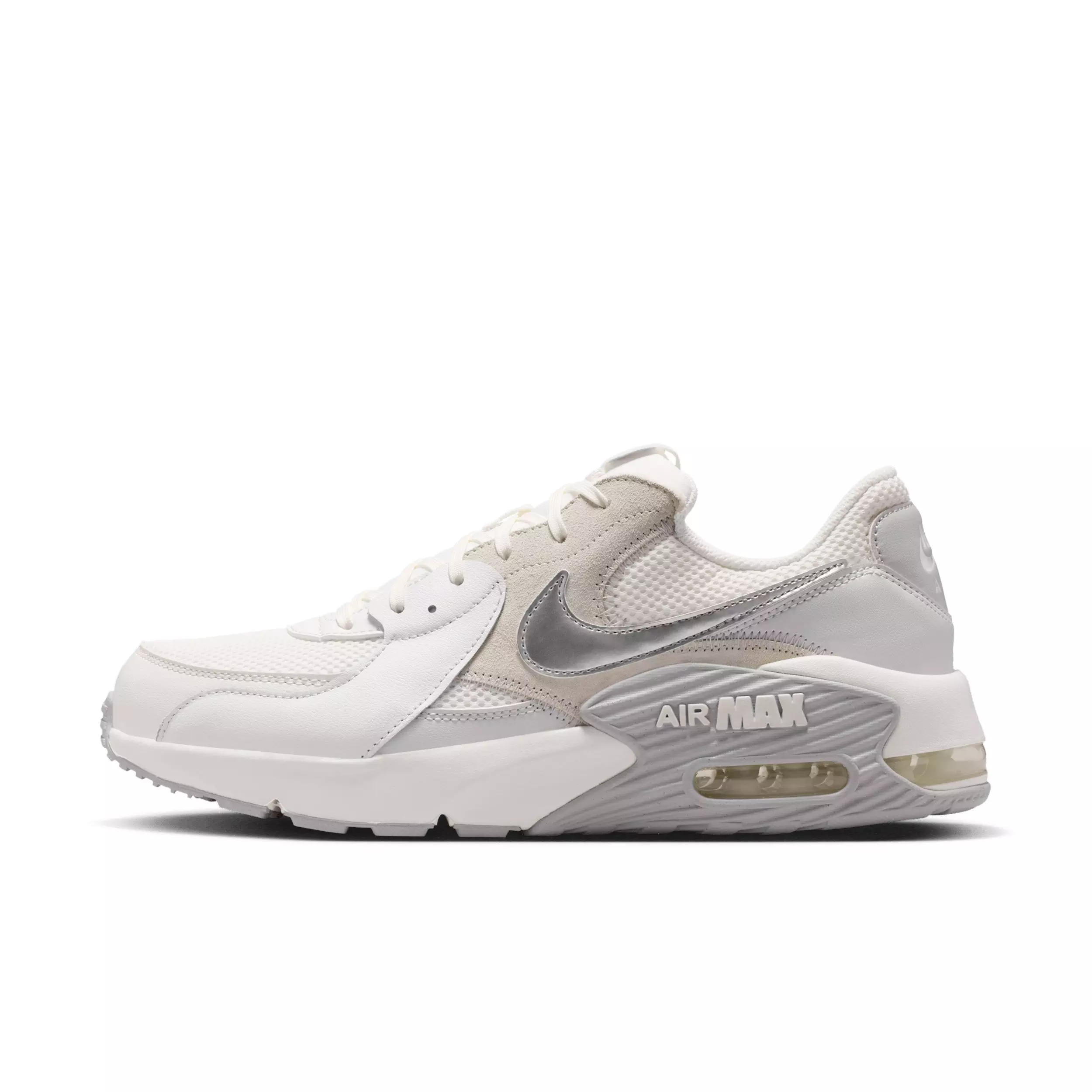Nike Air Max Excee "Summit White/Photon Dust/Grey Fog/Metallic Silver" Men's Shoe - WHITE/DUST/GREY/SILVER