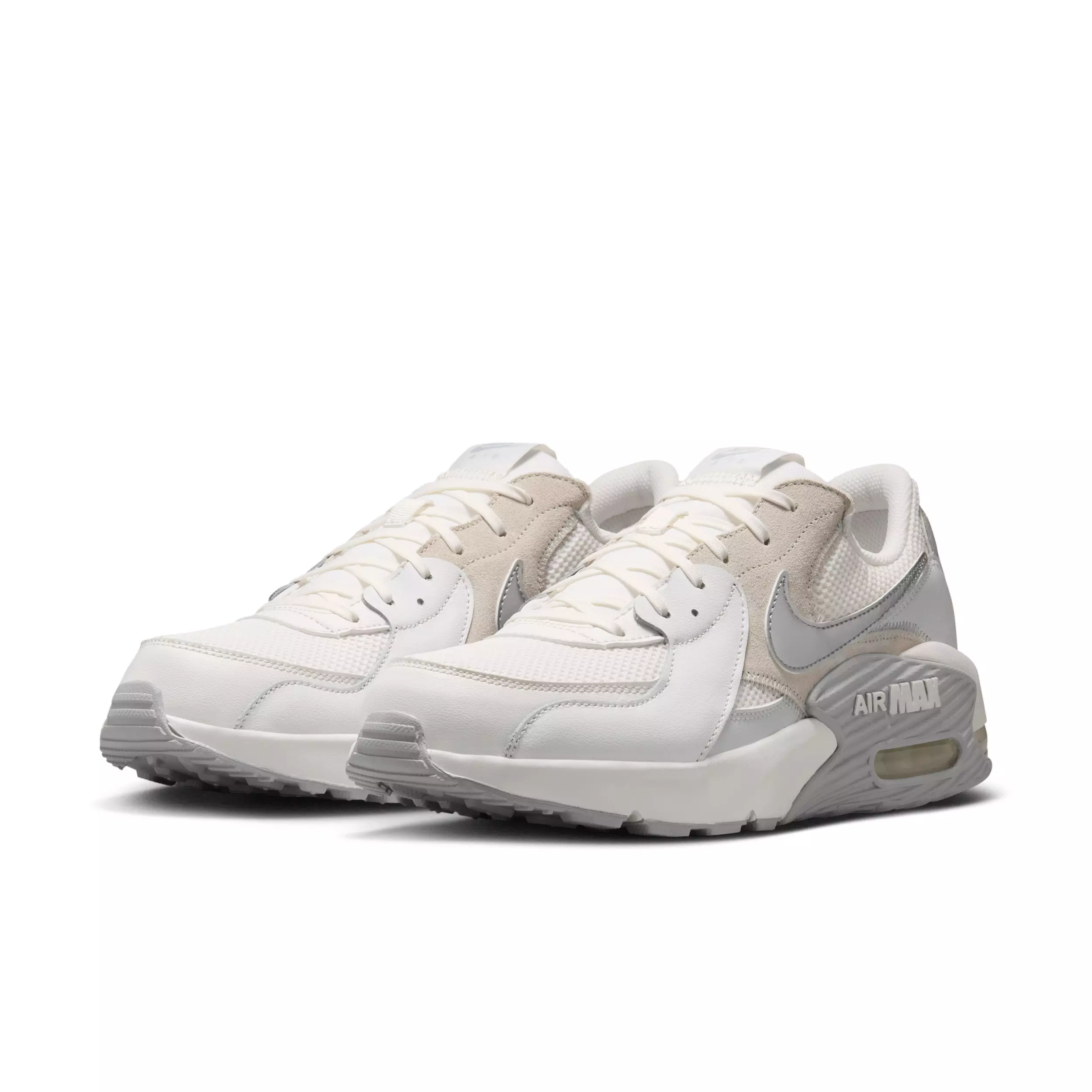 Nike Air Max Excee "Summit White/Photon Dust/Grey Fog/Metallic Silver" Men's Shoe - WHITE/DUST/GREY/SILVER