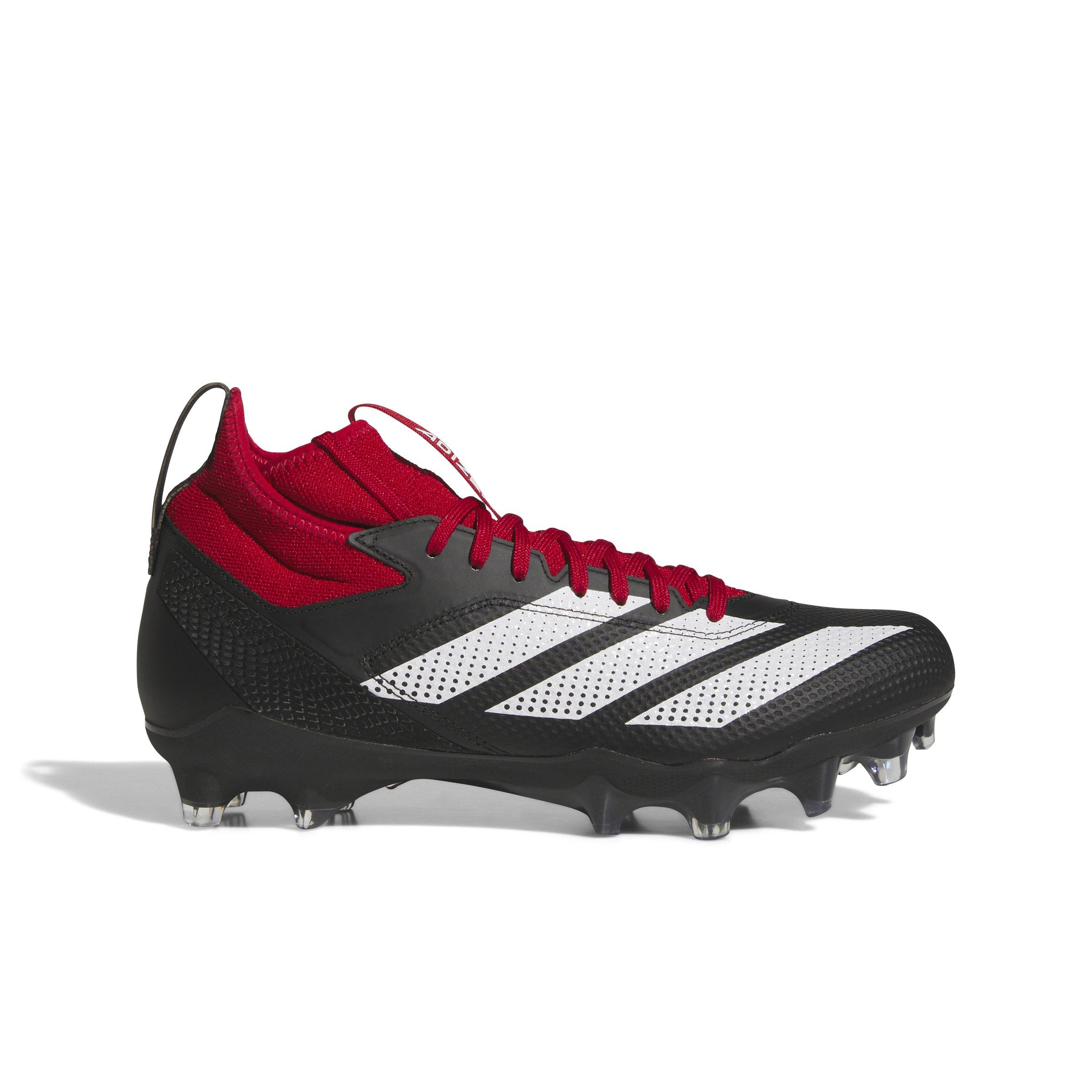 adidas Adizero Impact "Core Black/Ftwr White/Team Power Red 2" Unisex Football Cleat - BLACK/WHITE/RED Thumbnail View 1