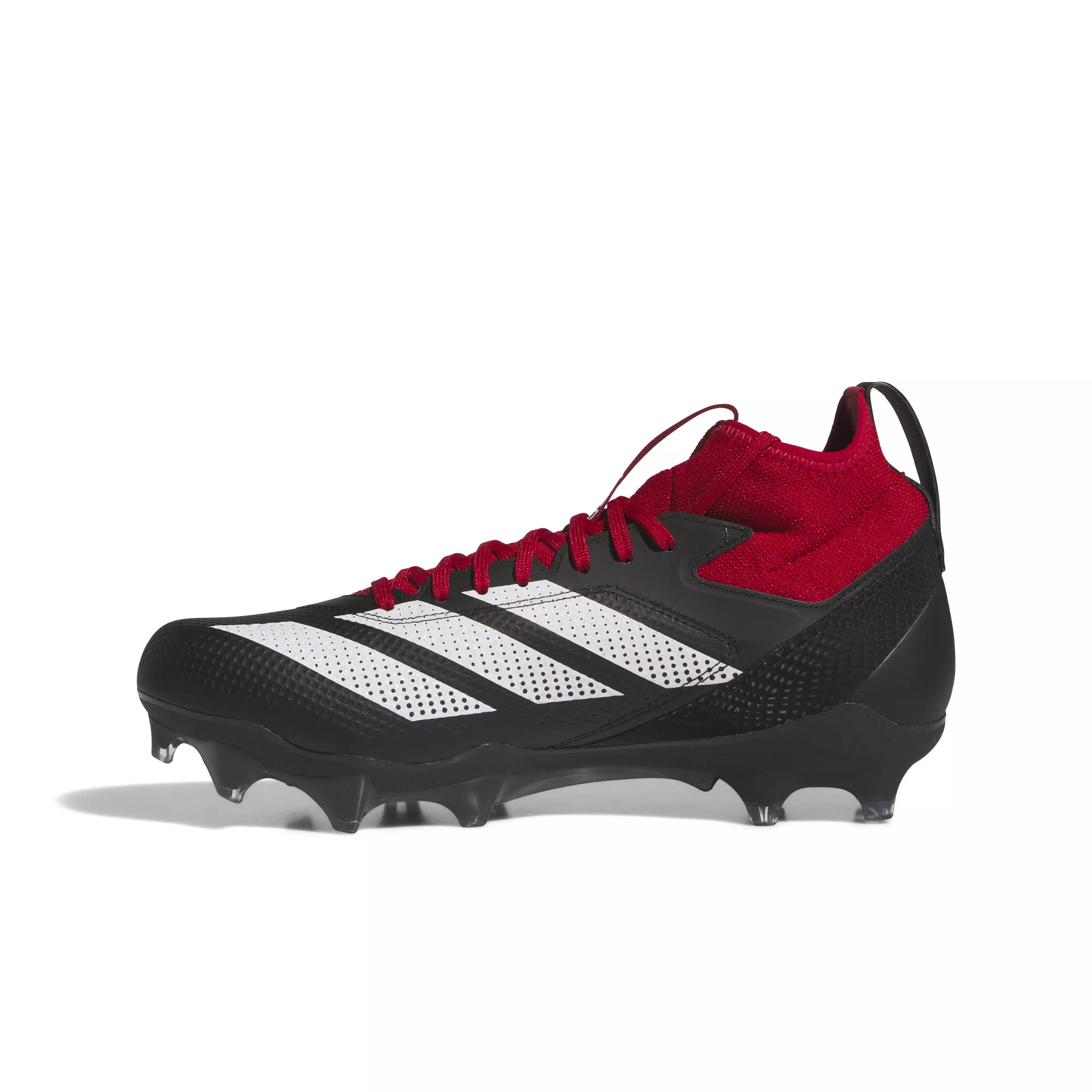 adidas Adizero Impact "Core Black/Ftwr White/Team Power Red 2" Unisex Football Cleat - BLACK/WHITE/RED