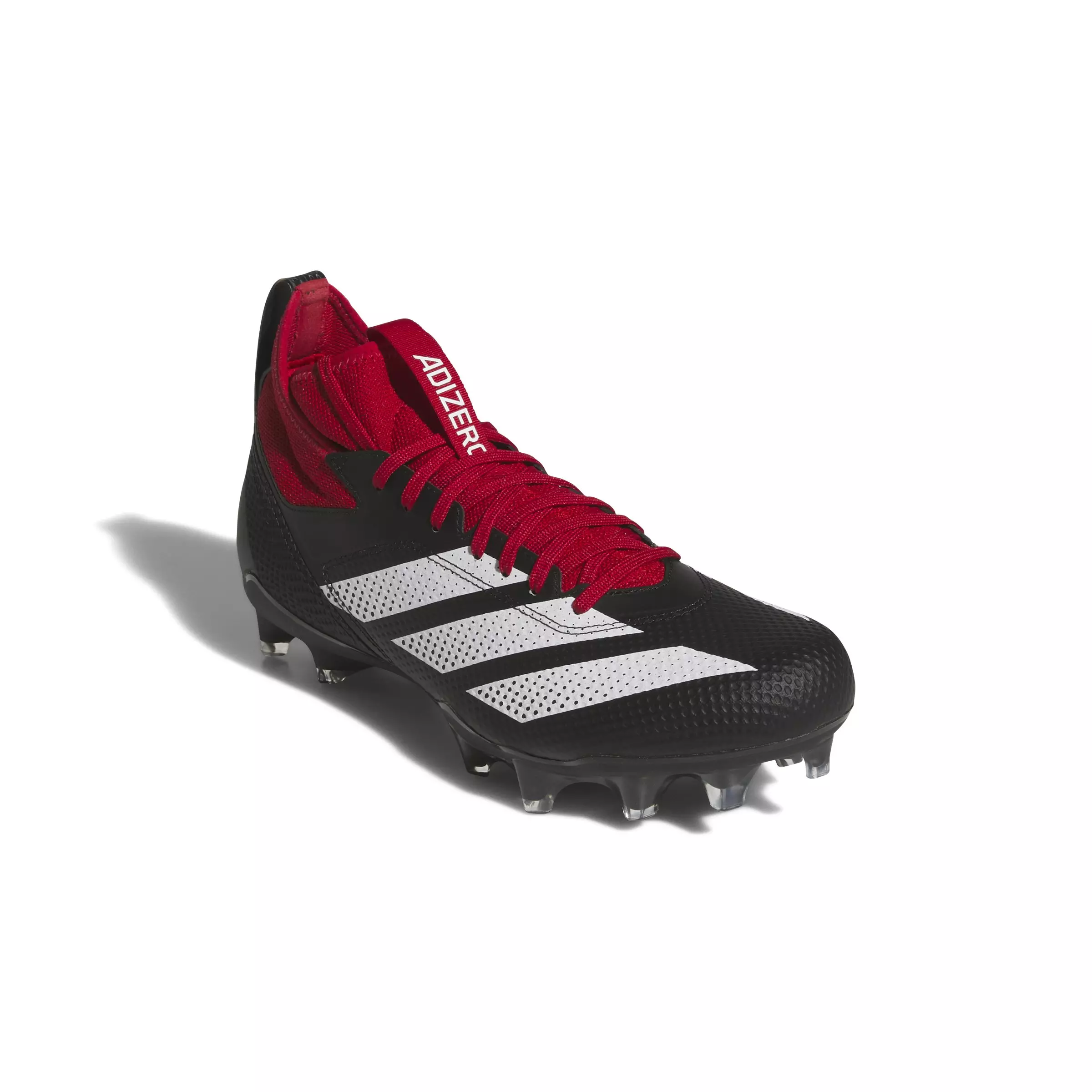 adidas Adizero Impact "Core Black/Ftwr White/Team Power Red 2" Unisex Football Cleat - BLACK/WHITE/RED