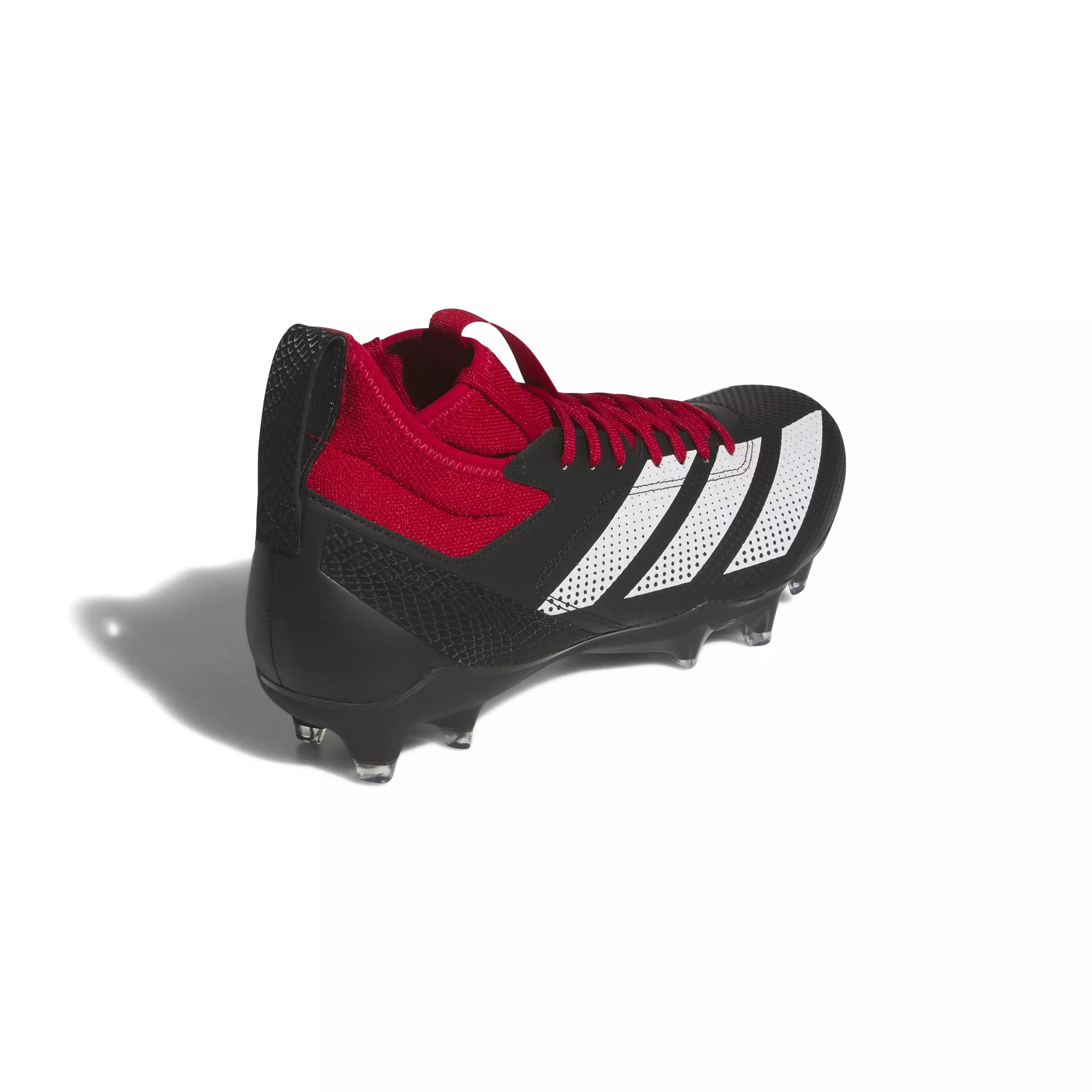 adidas Adizero Impact "Core Black/Ftwr White/Team Power Red 2" Unisex Football Cleat - BLACK/WHITE/RED