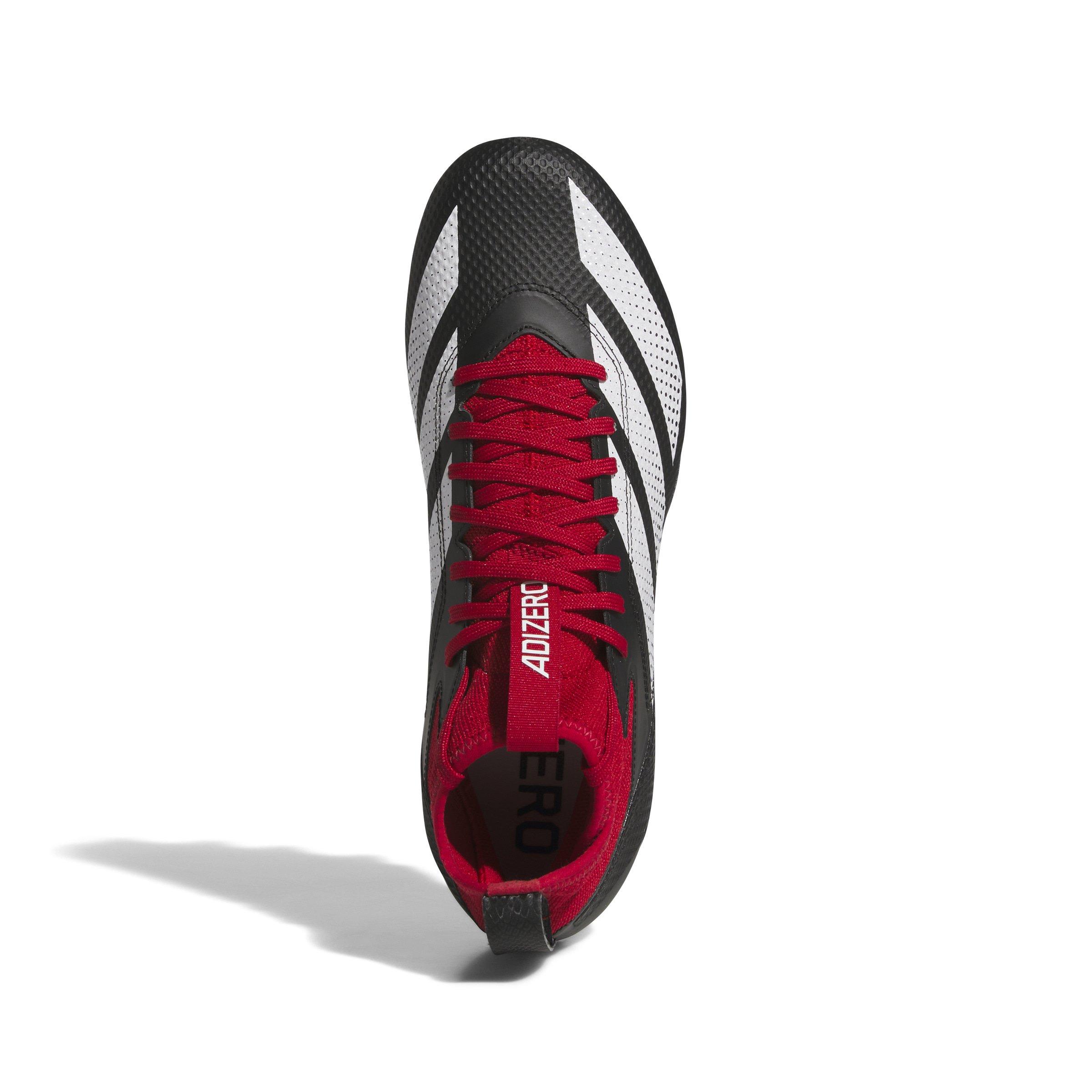 adidas Adizero Impact "Core Black/Ftwr White/Team Power Red 2" Unisex Football Cleat - BLACK/WHITE/RED Thumbnail View 5