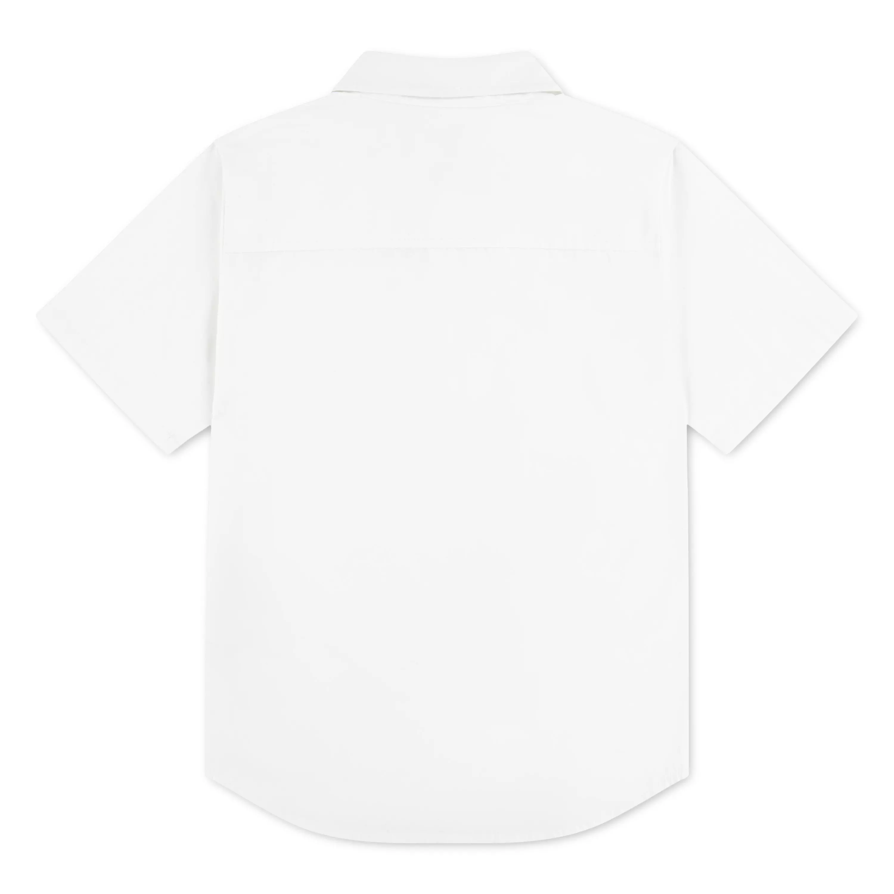 Levi's Little Boys' Short Sleeve Pocket Woven White Shirt - WHITE