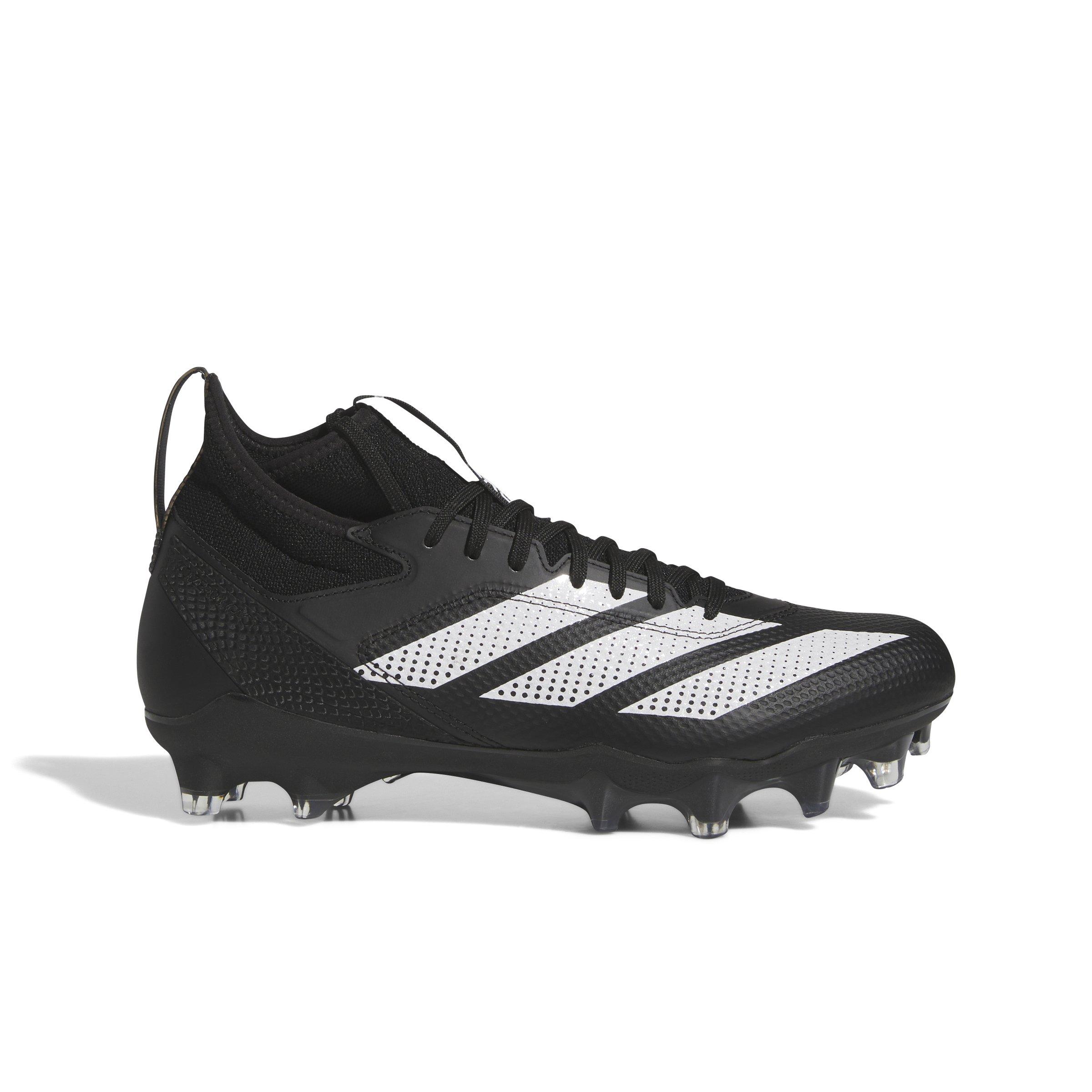 adidas Adizero Impact "Core Black/Ftwr White/Core Black" Unisex Football Cleat - BLACK/WHITE/BLACK Thumbnail View 1