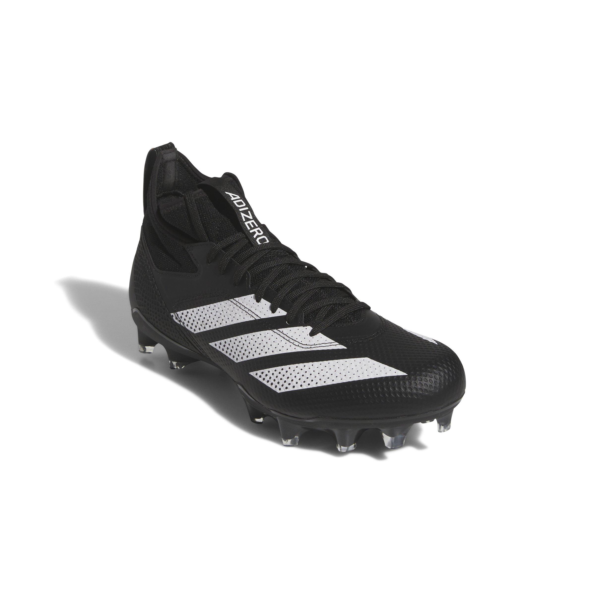 adidas Adizero Impact "Core Black/Ftwr White/Core Black" Unisex Football Cleat - BLACK/WHITE/BLACK Thumbnail View 3