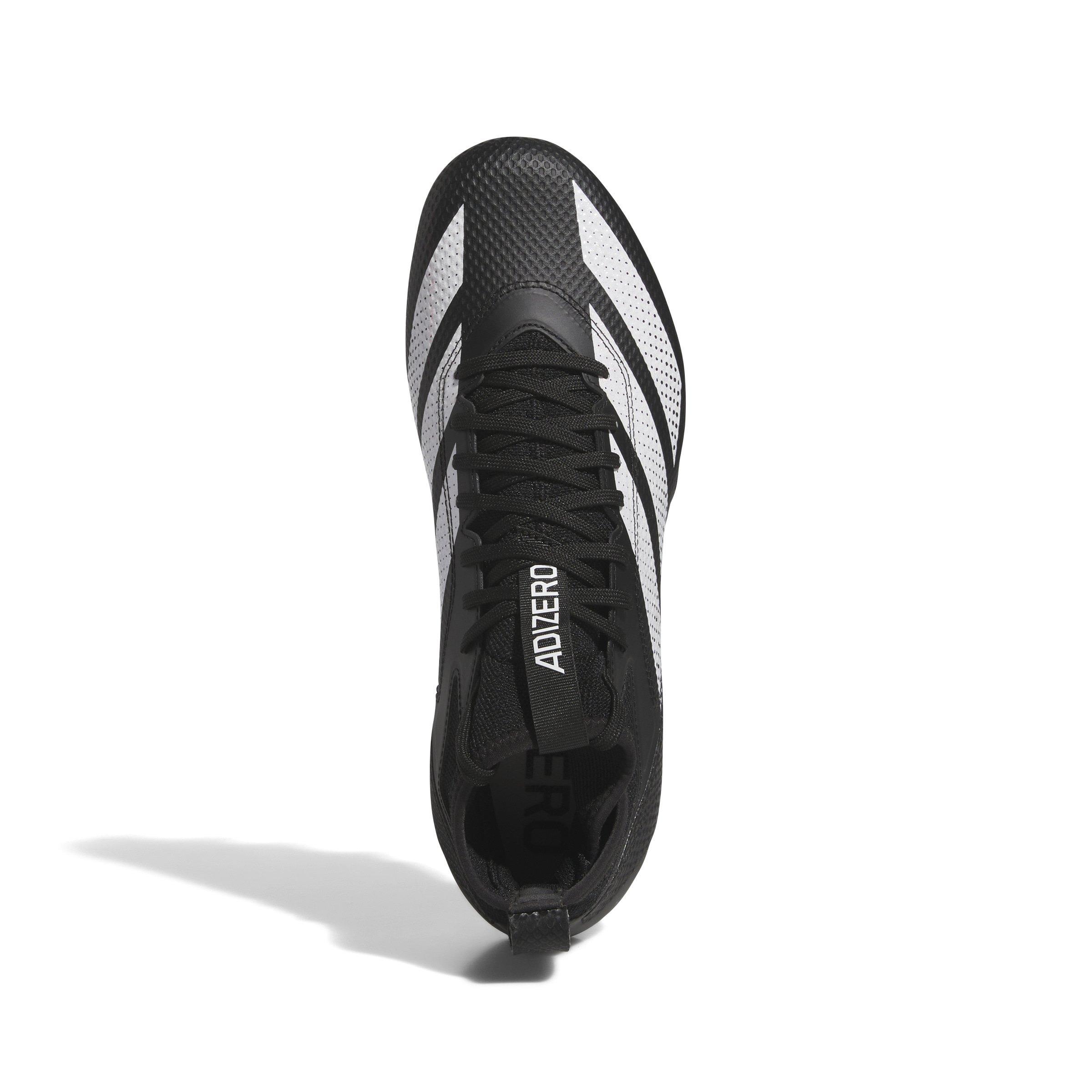 adidas Adizero Impact "Core Black/Ftwr White/Core Black" Unisex Football Cleat - BLACK/WHITE/BLACK Thumbnail View 5
