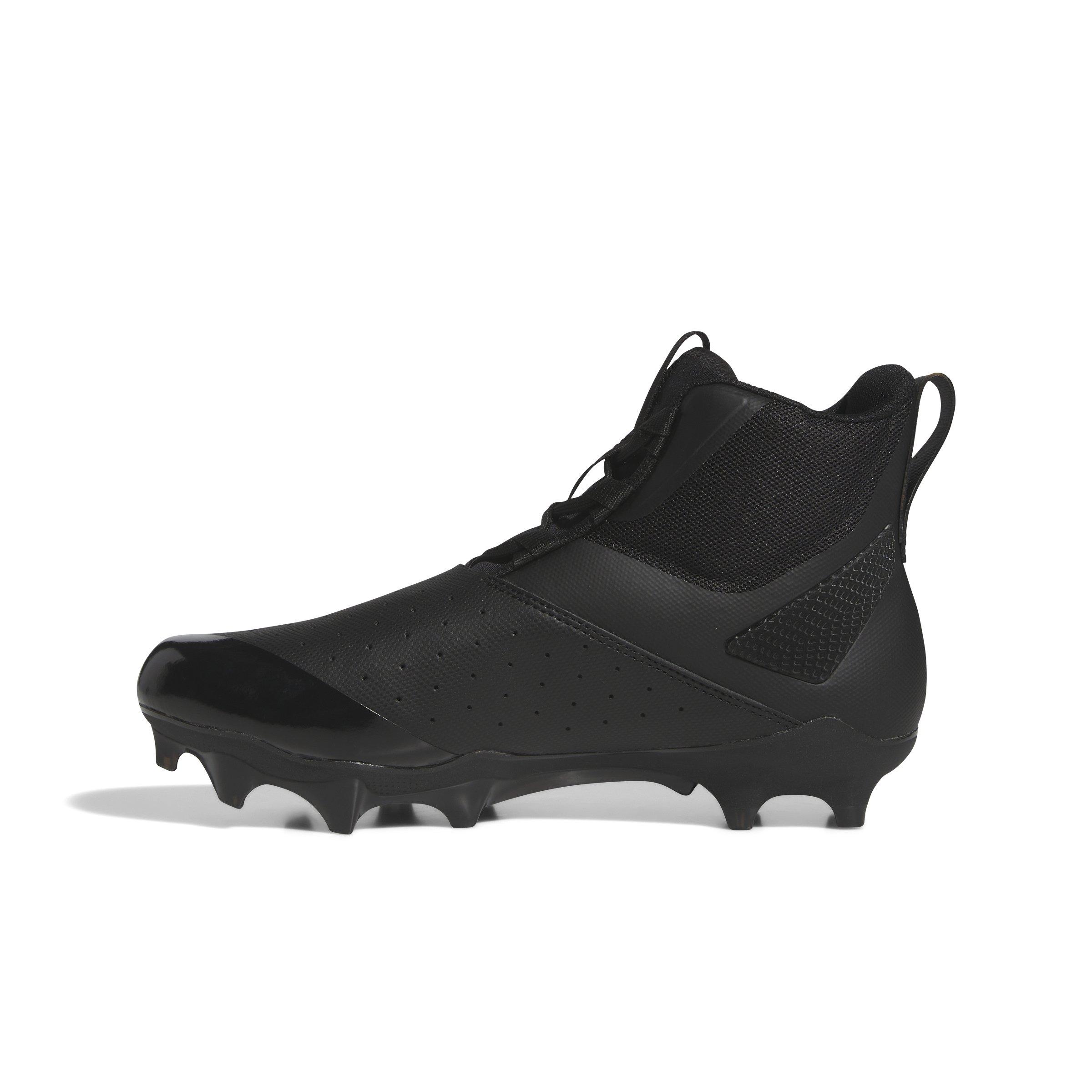 adidas Adizero Unisex Football Lineman Cleats High Ankle - Black