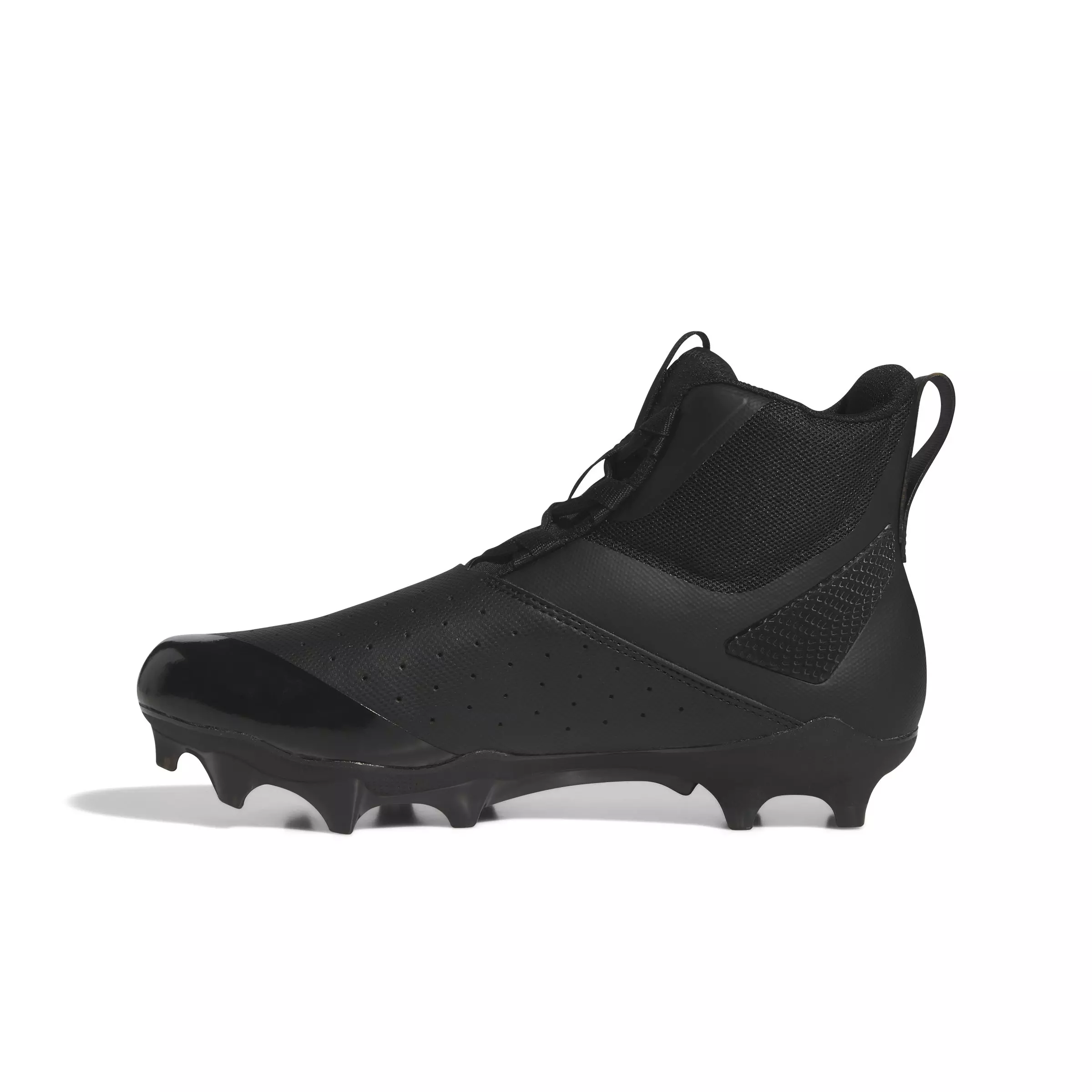 adidas Adizero Chaos "Core Black/Ftwr White/Core Black" Unisex Linemen Football Cleat - BLACK/WHITE/BLACK
