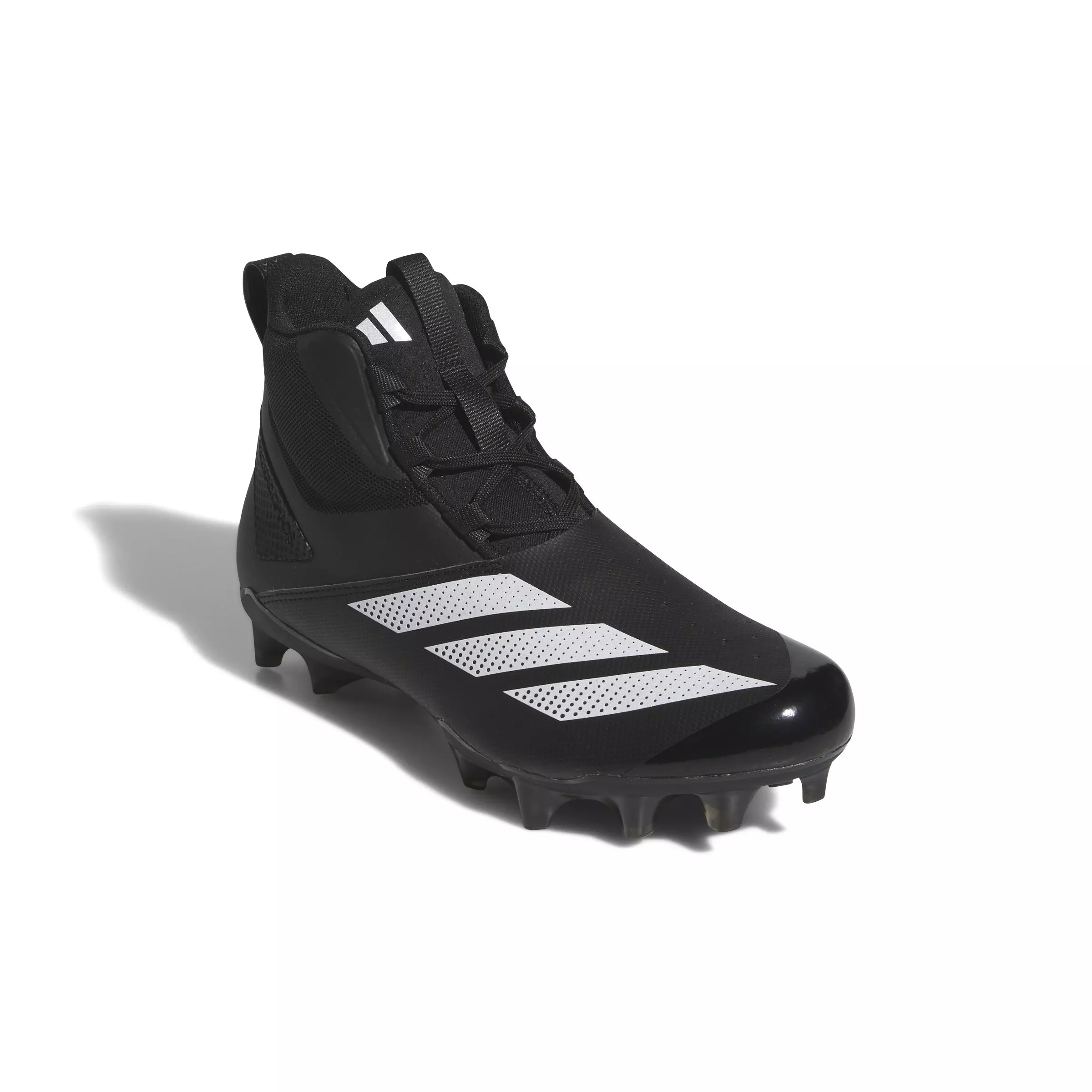 adidas Adizero Chaos "Core Black/Ftwr White/Core Black" Unisex Linemen Football Cleat - BLACK/WHITE/BLACK