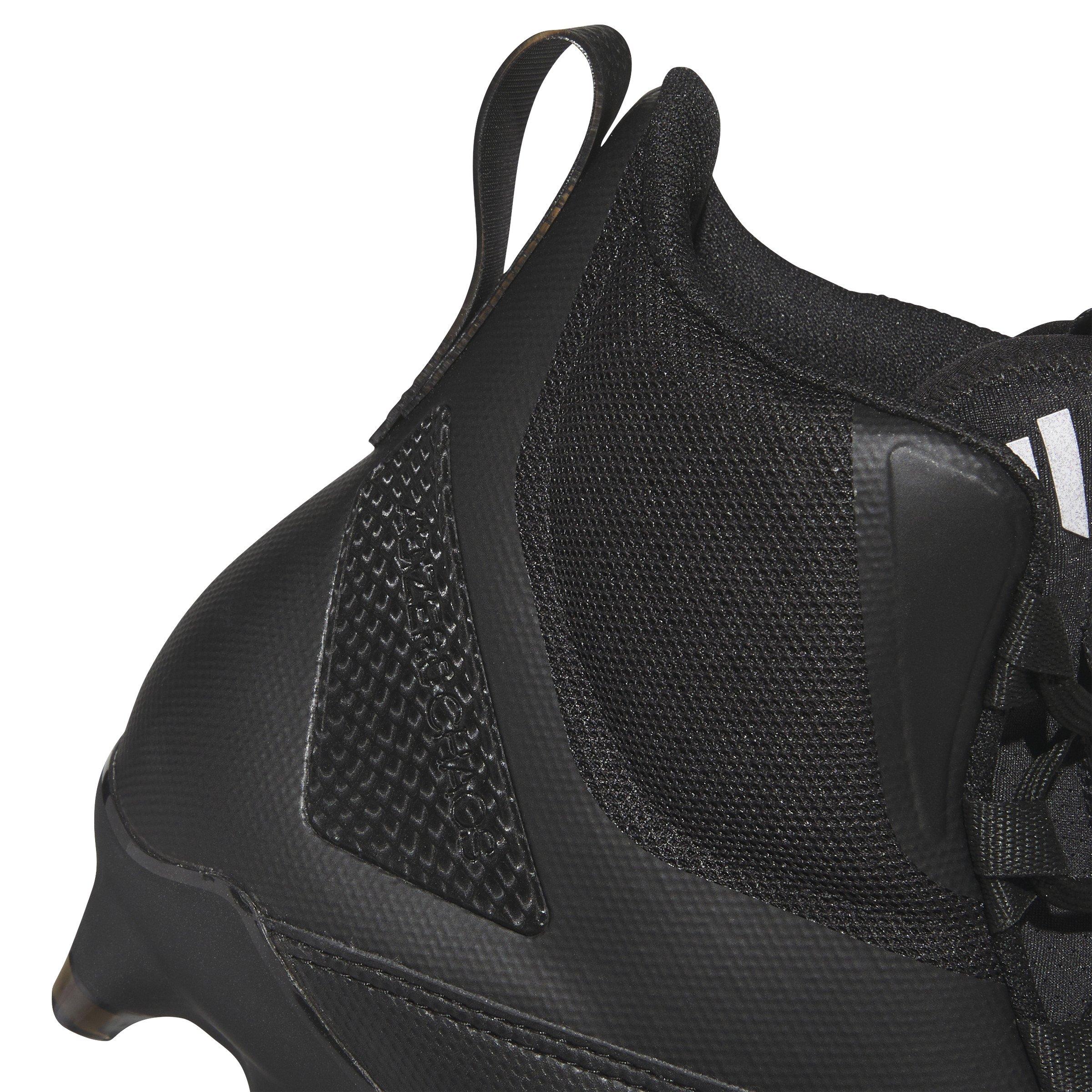 adidas Adizero Chaos "Core Black/Ftwr White/Core Black" Unisex Linemen Football Cleat - BLACK/WHITE/BLACK Thumbnail View 8