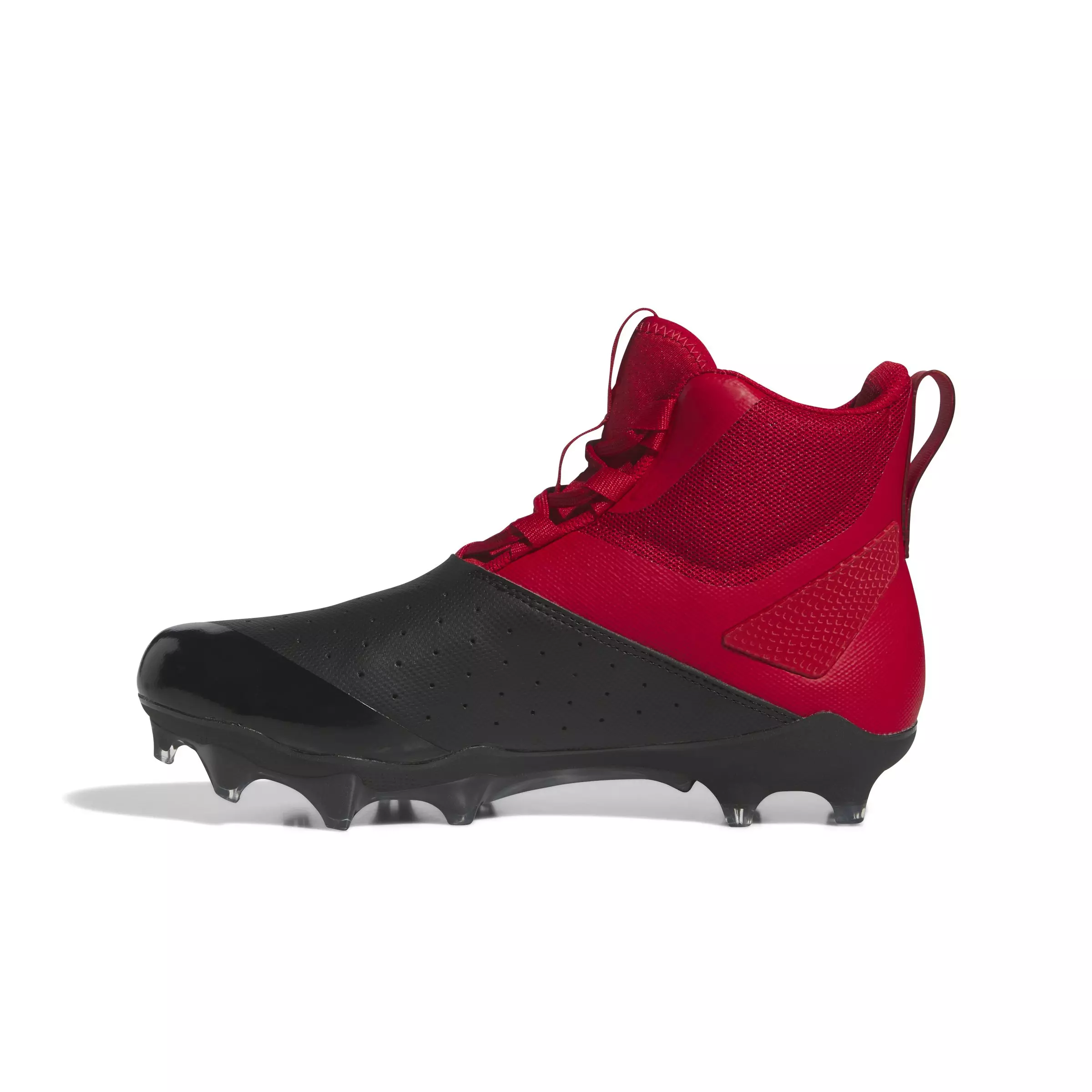 adidas Adizero Chaos "Team Power Red 2/Ftwr White/Core Black" Unisex Linemen Football Cleat - RED/WHITE/BLACK