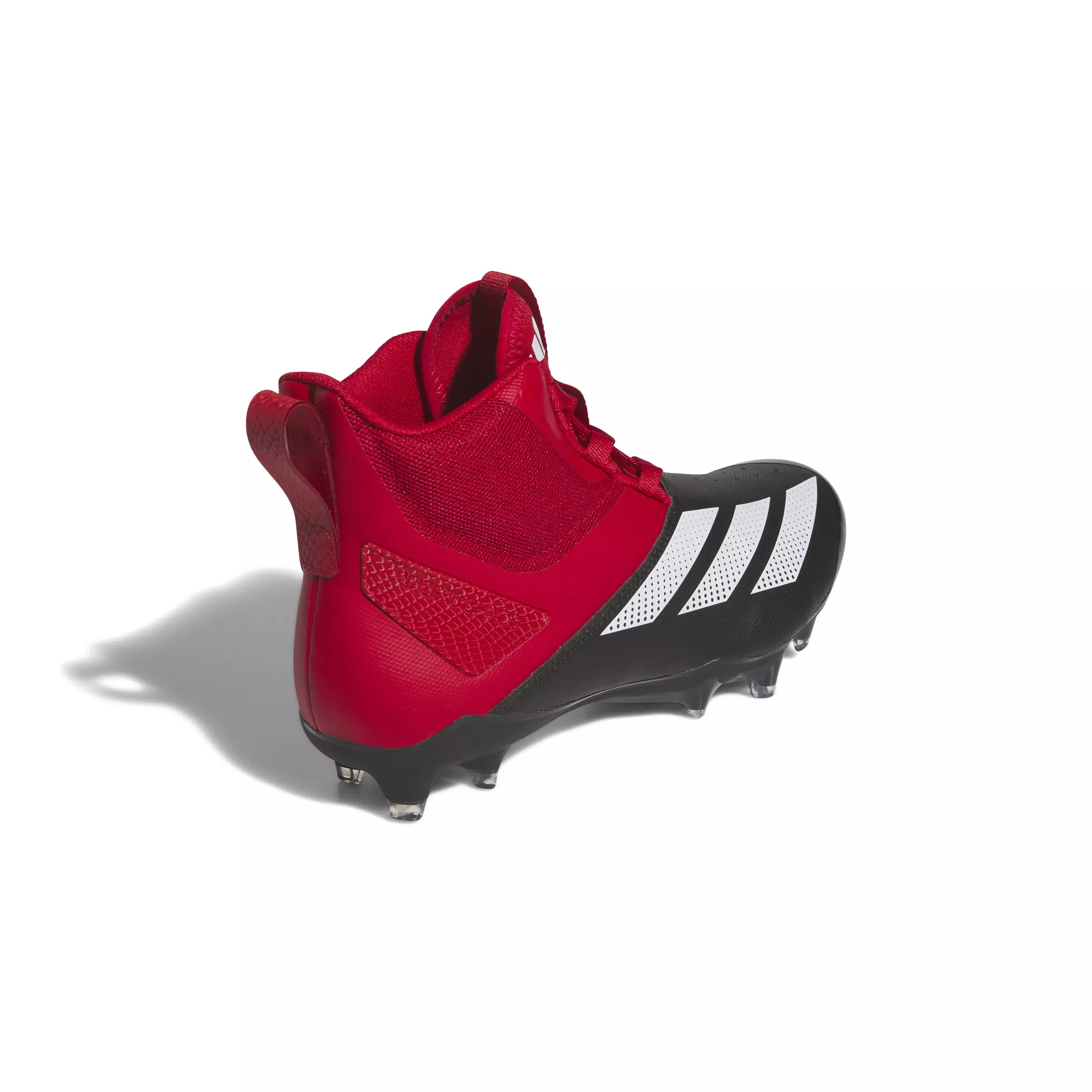 adidas Adizero Chaos "Team Power Red 2/Ftwr White/Core Black" Unisex Linemen Football Cleat - RED/WHITE/BLACK