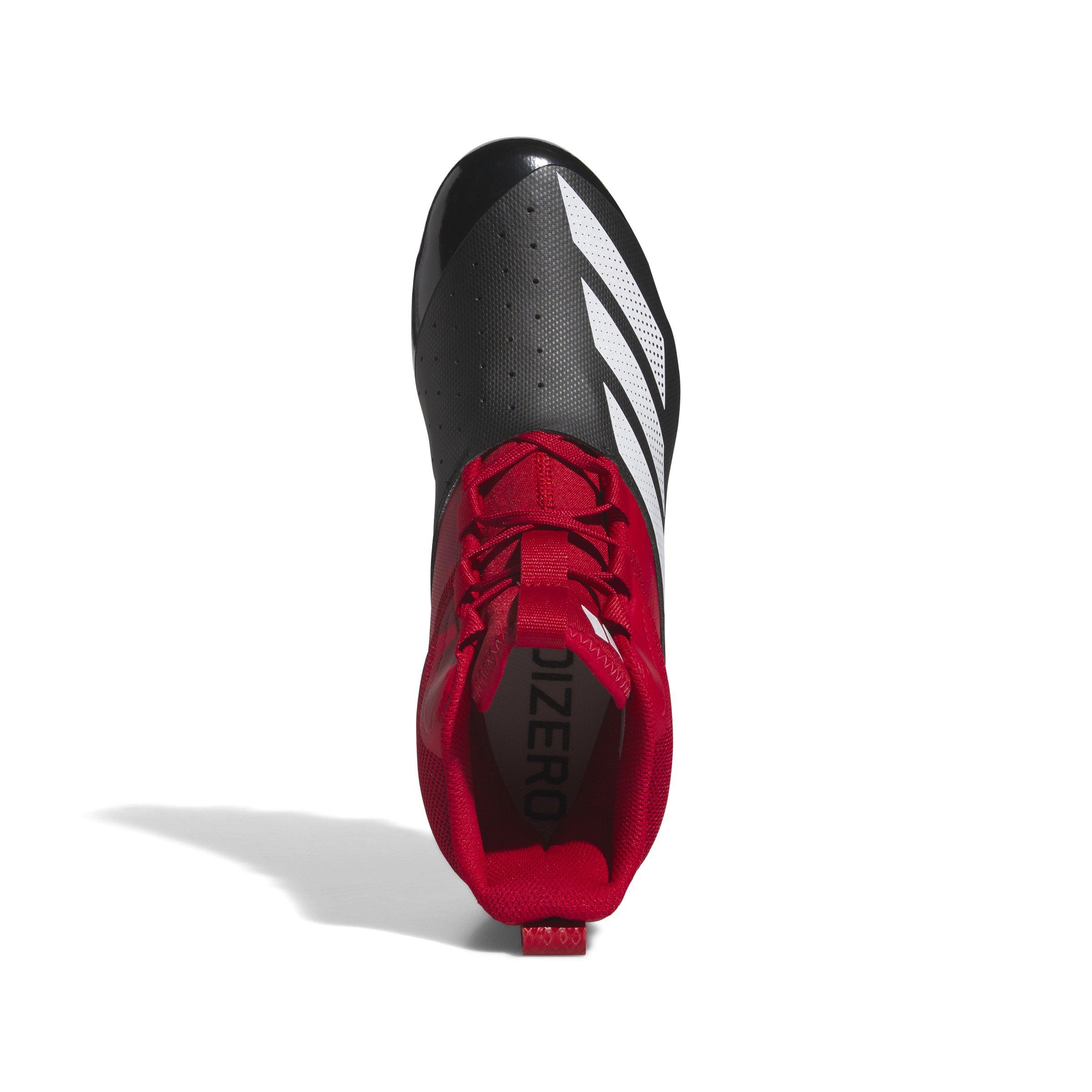 adidas Adizero Chaos Unisex Lace Up High Ankle Football - Red