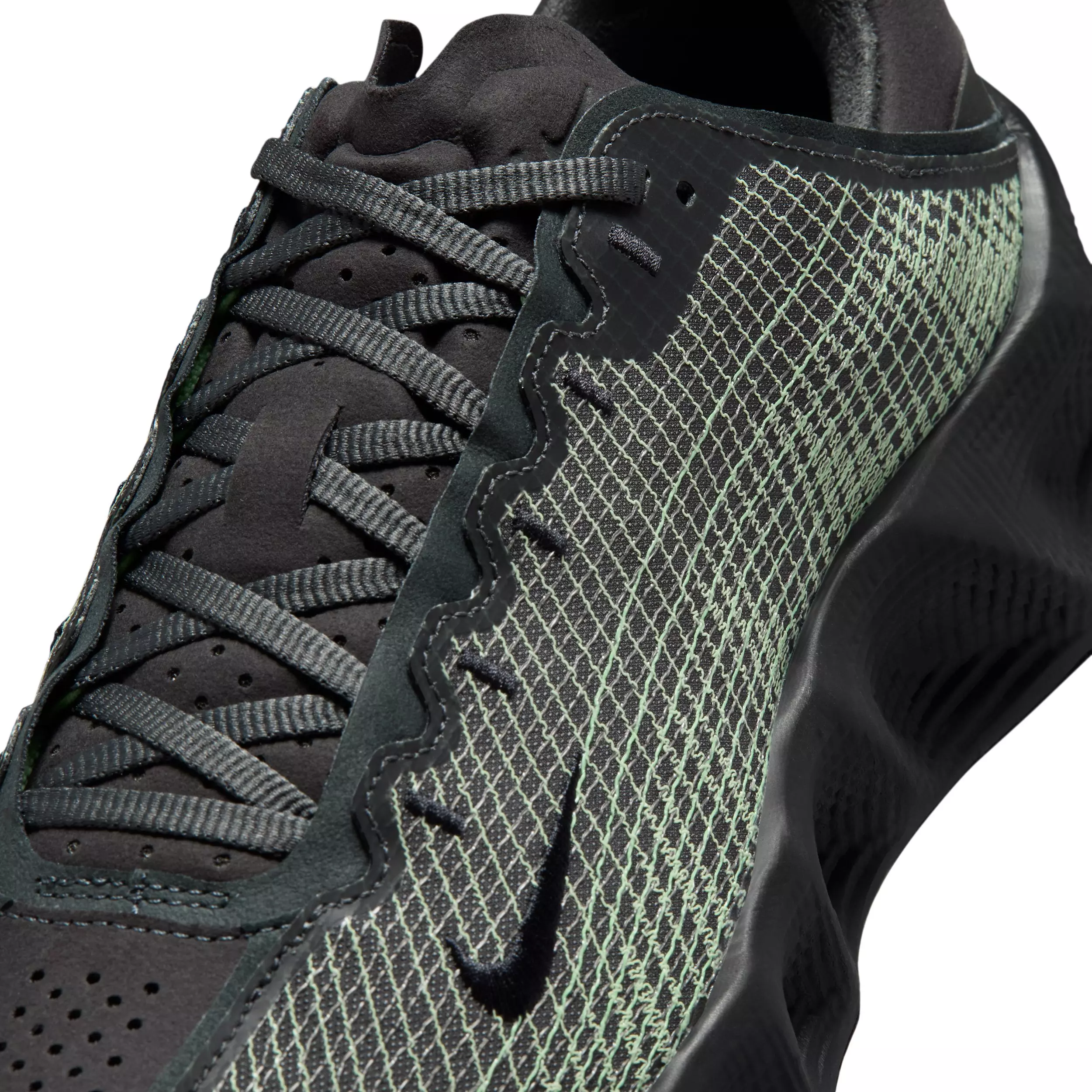 Nike Ava Rover Premium "Dark Smoke Grey/Smoke Grey/Light Liquid Lime/Black" Men's Shoe - DK GREY/GREY/LT LIME/BLACK
