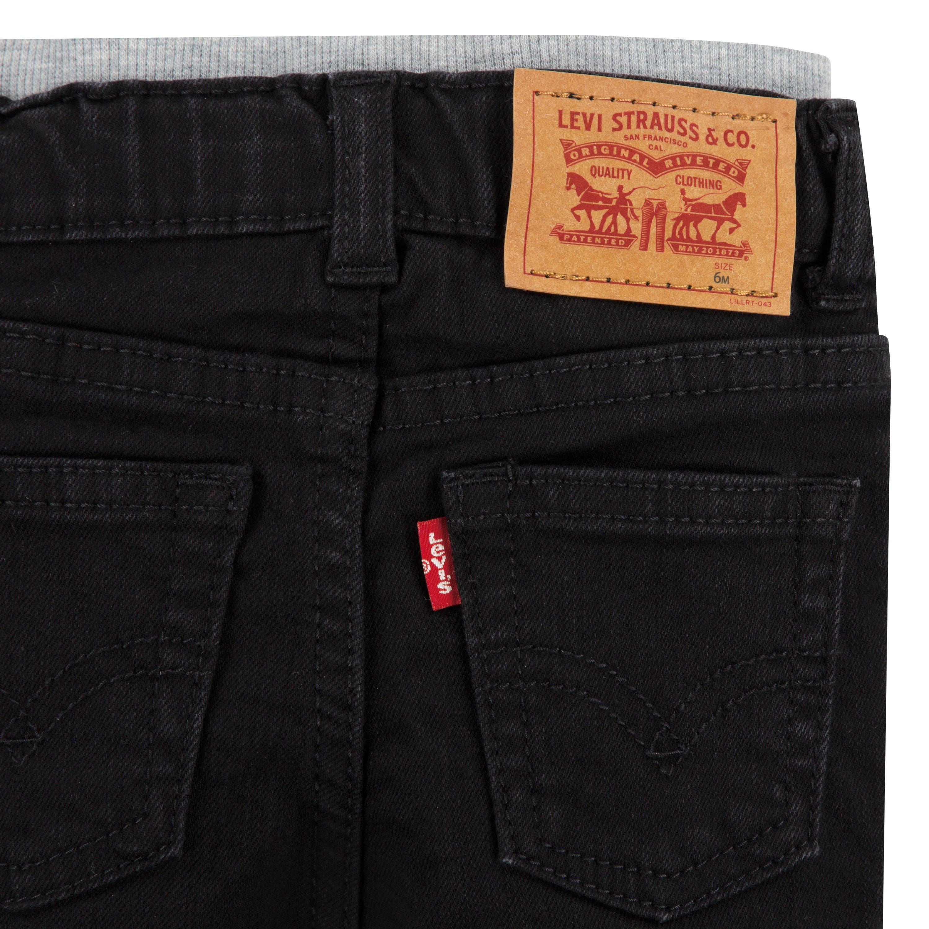 Levi's Infant Boys' Murphy Pull On Pants - Black - BLACK Thumbnail View 6