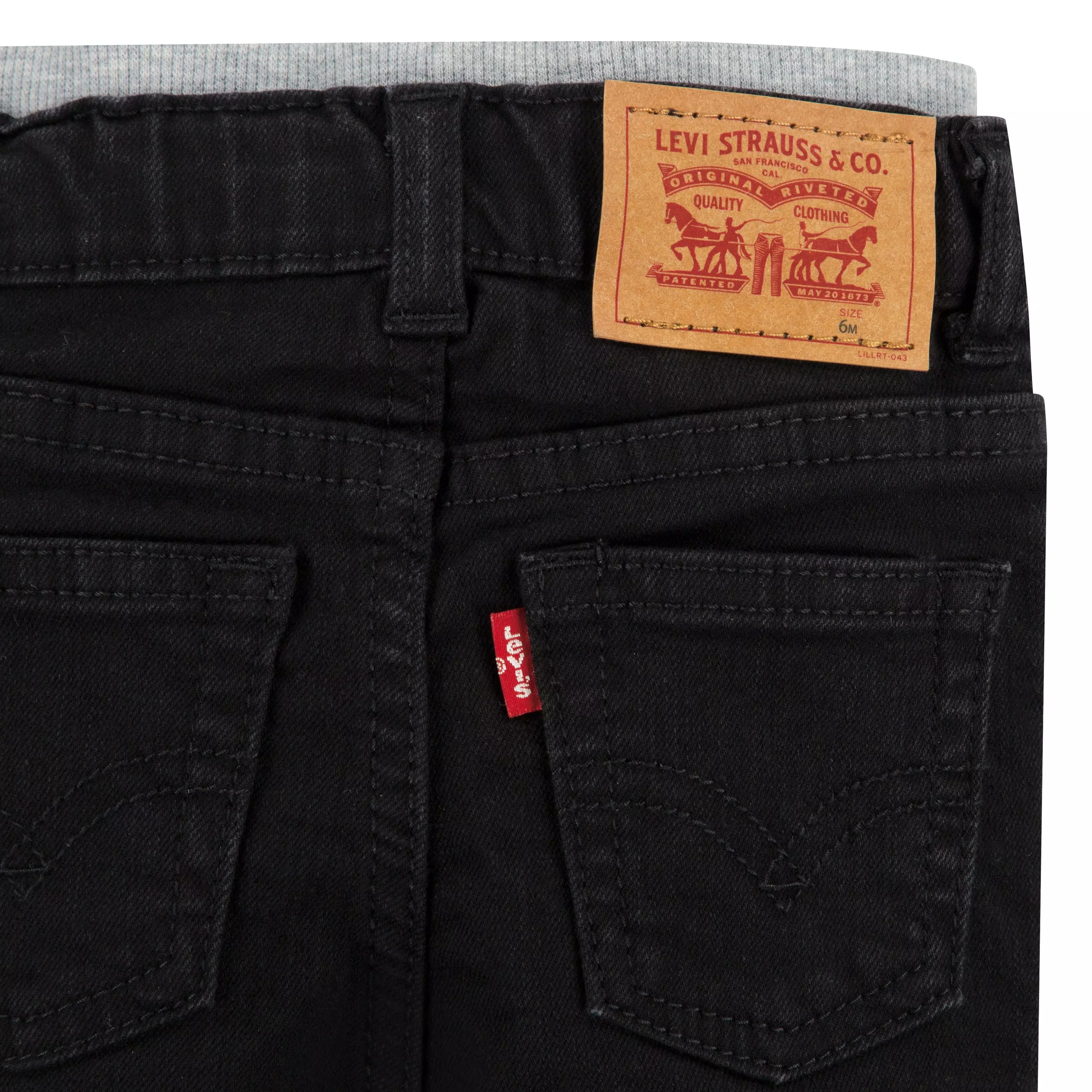 Levi's Infant Boys' Murphy Pull On Pants - Black - BLACK