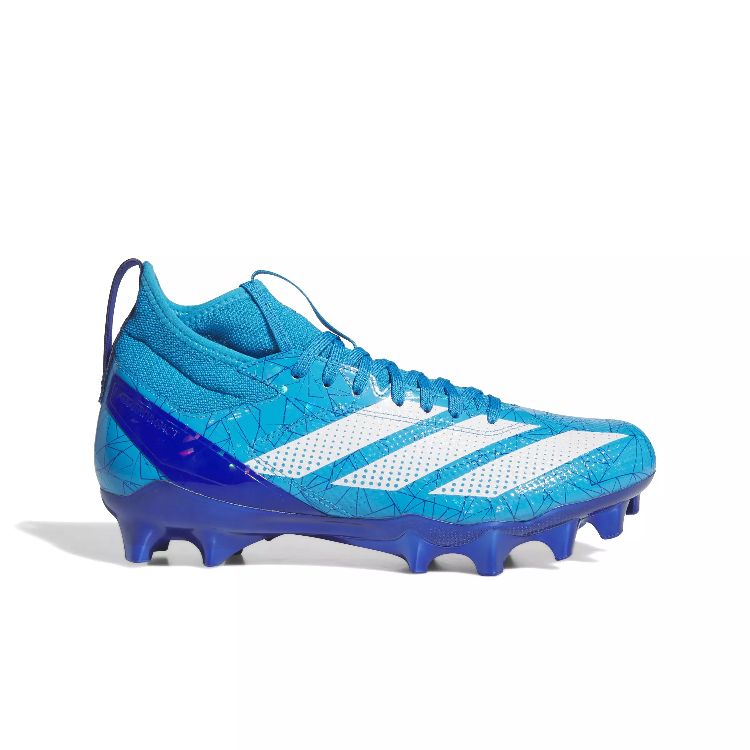 adidas adizero Impact AAB "Solar Blue/Ftwr White/Team Royal Blue" Unisex Football Cleat - BLUE/WHITE/ROYAL