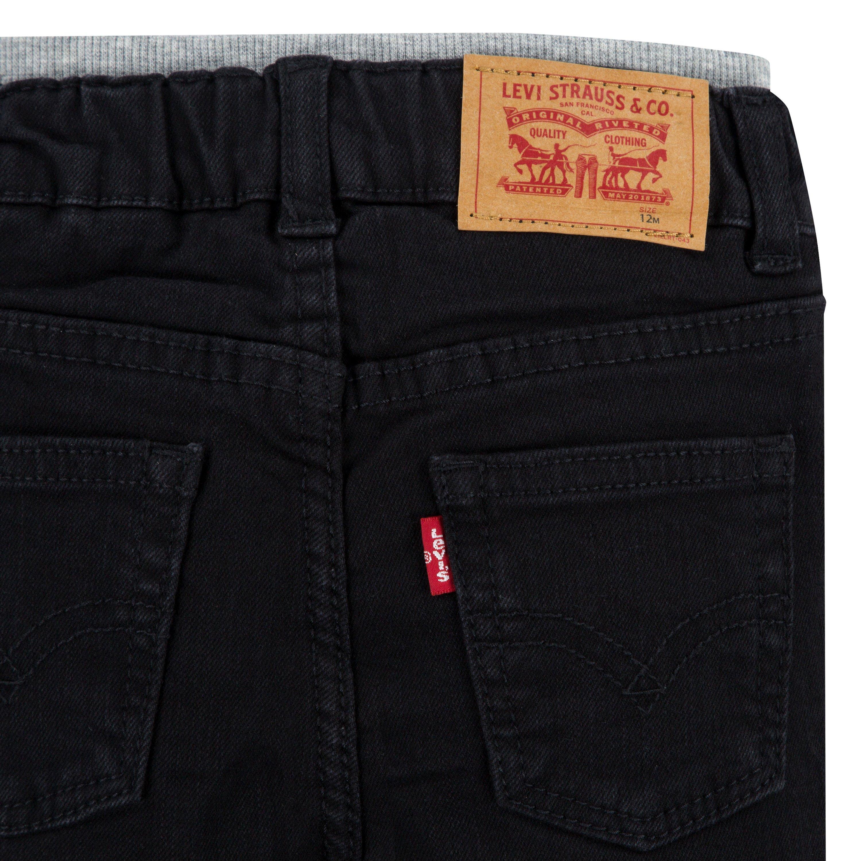 Levi's Baby Boys' Murphy Pull On Pants - Black - BLACK Thumbnail View 6