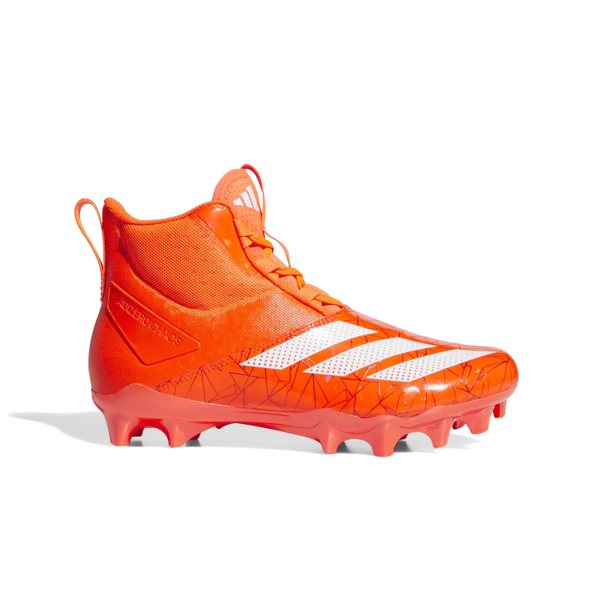 adidas adiZero Chaos AAB "Solar Red/Ftwr White/Solar Red" Unisex Lineman Football Cleat - RED/WHITE/RED Thumbnail View 1