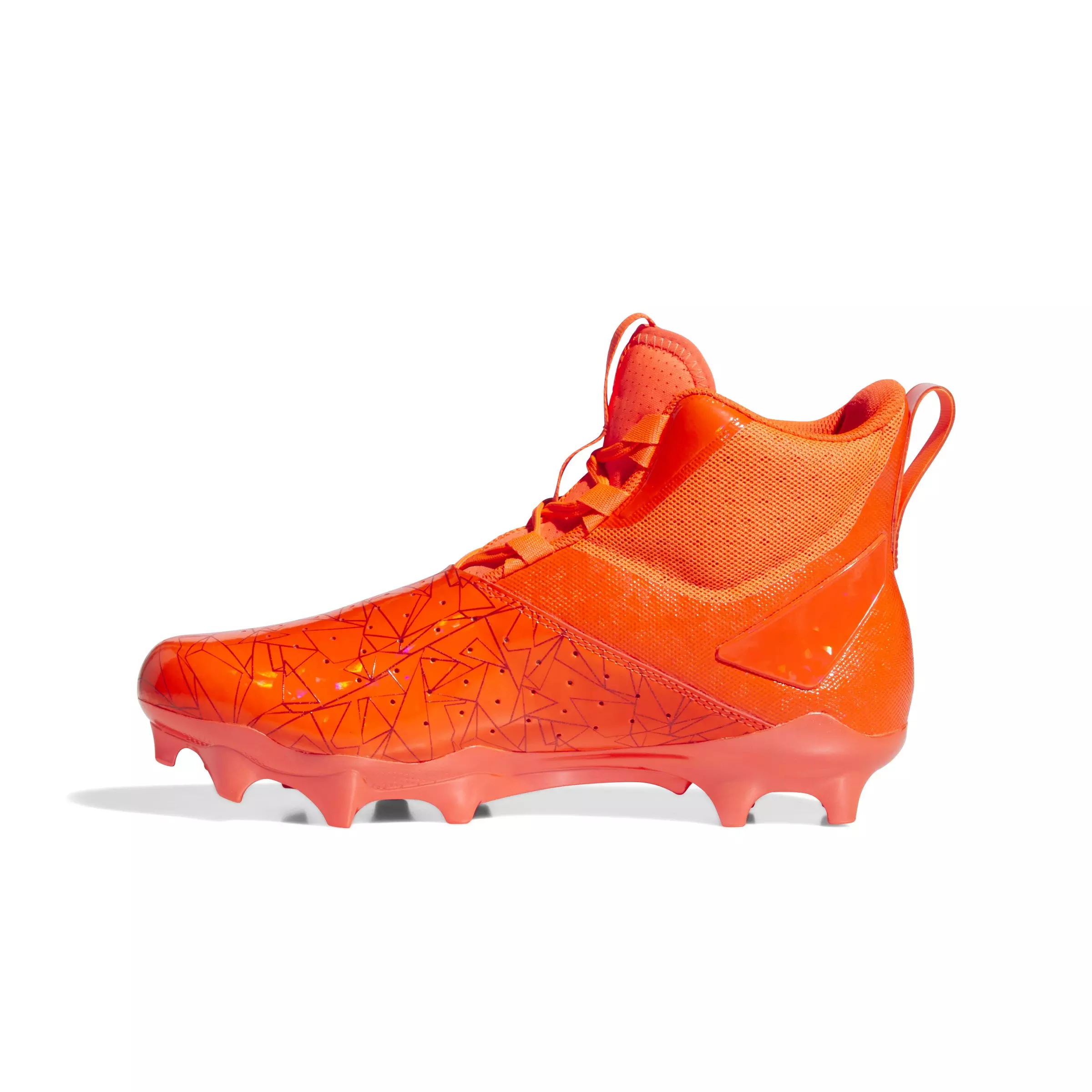 adidas adiZero Chaos AAB "Solar Red/Ftwr White/Solar Red" Unisex Lineman Football Cleat - RED/WHITE/RED