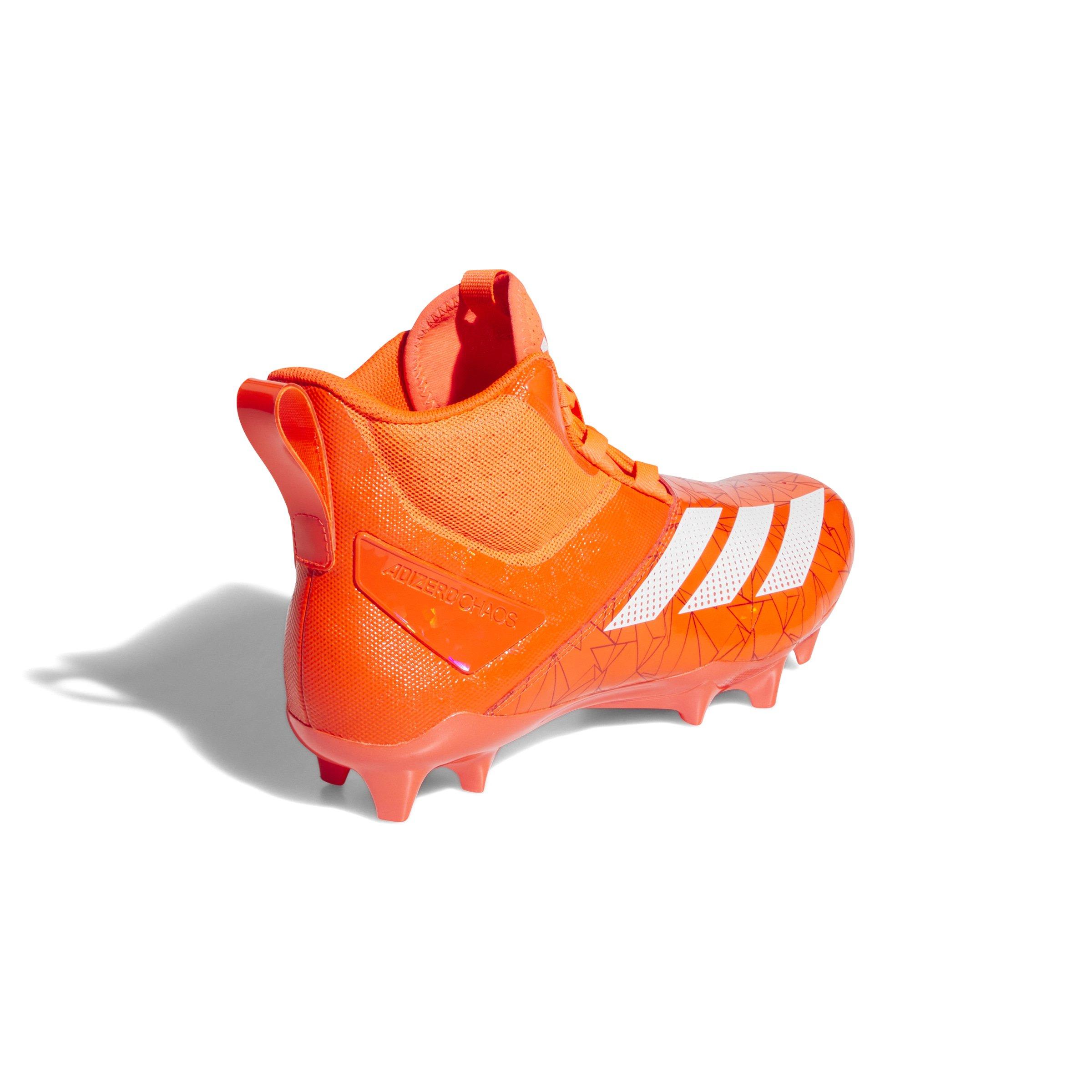 adidas adiZero Chaos AAB "Solar Red/Ftwr White/Solar Red" Unisex Lineman Football Cleat - RED/WHITE/RED Thumbnail View 4